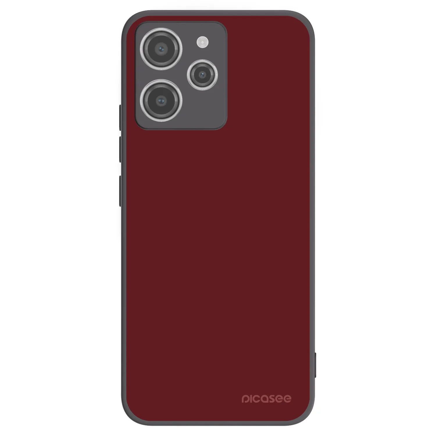 Picasee silikonový černý obal pro Xiaomi Redmi 12 4G - Red Bliss