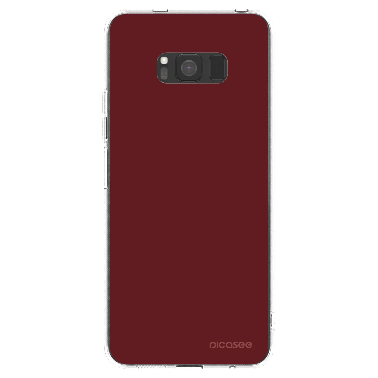 Picasee silikonový průhledný obal pro Samsung Galaxy S8 G950F - Red Bliss