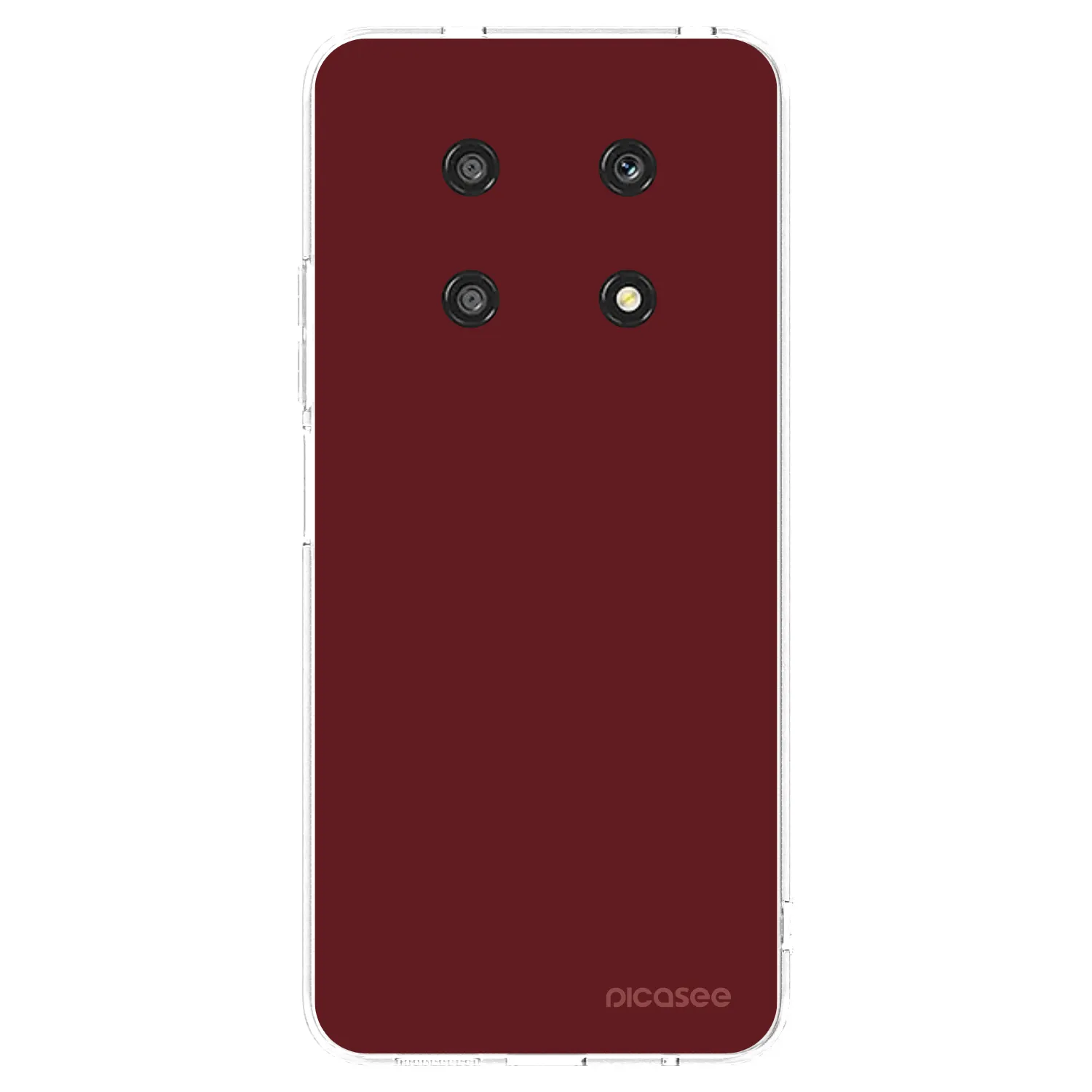 Picasee silikonový průhledný obal pro Honor Magic4 Lite 5G - Red Bliss