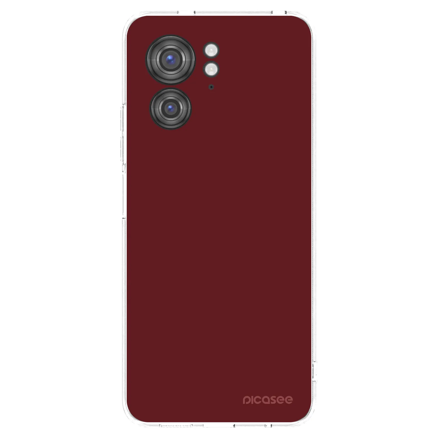 Picasee silikonový průhledný obal pro Motorola Edge 40 - Red Bliss