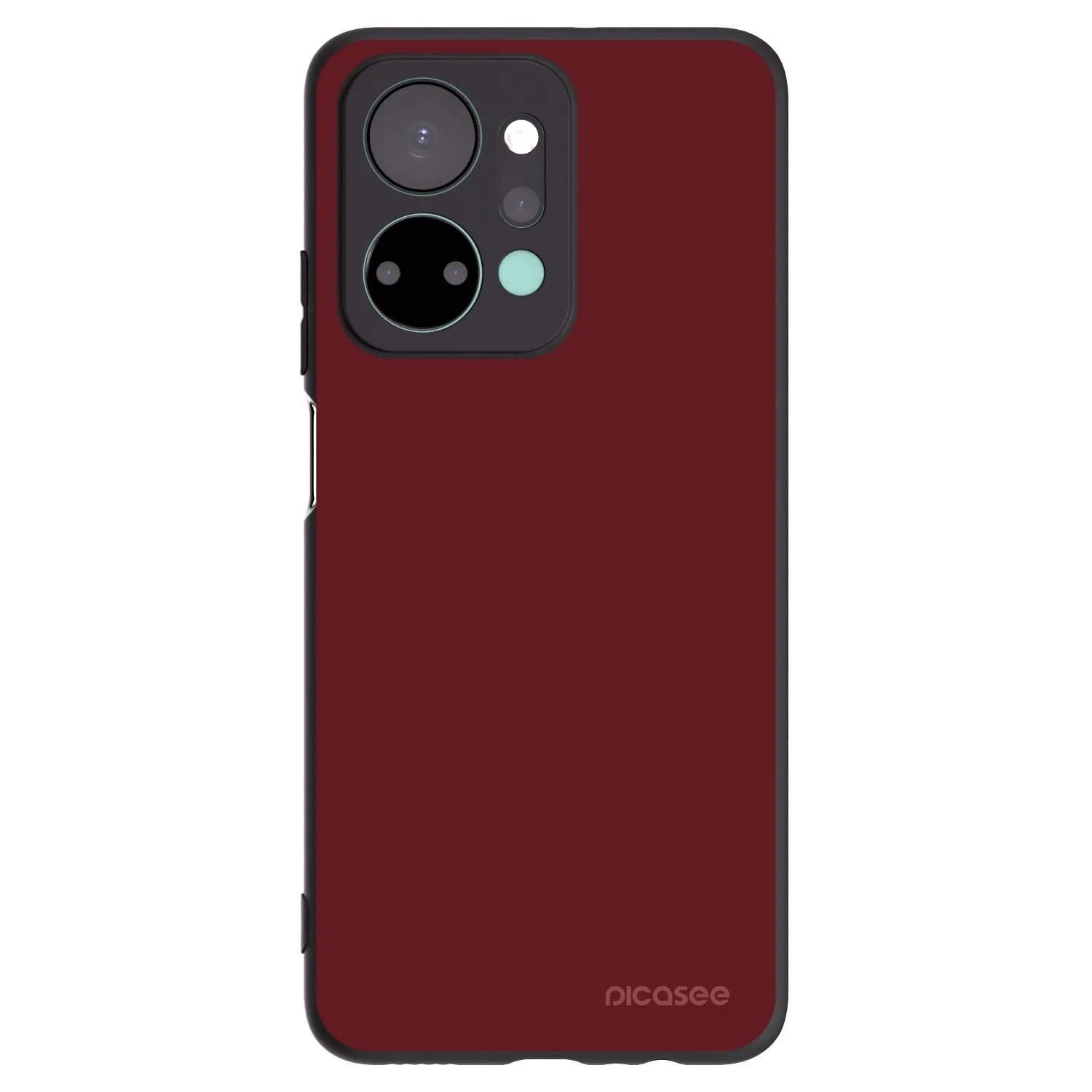 Picasee silikonový černý obal pro Honor X7a - Red Bliss