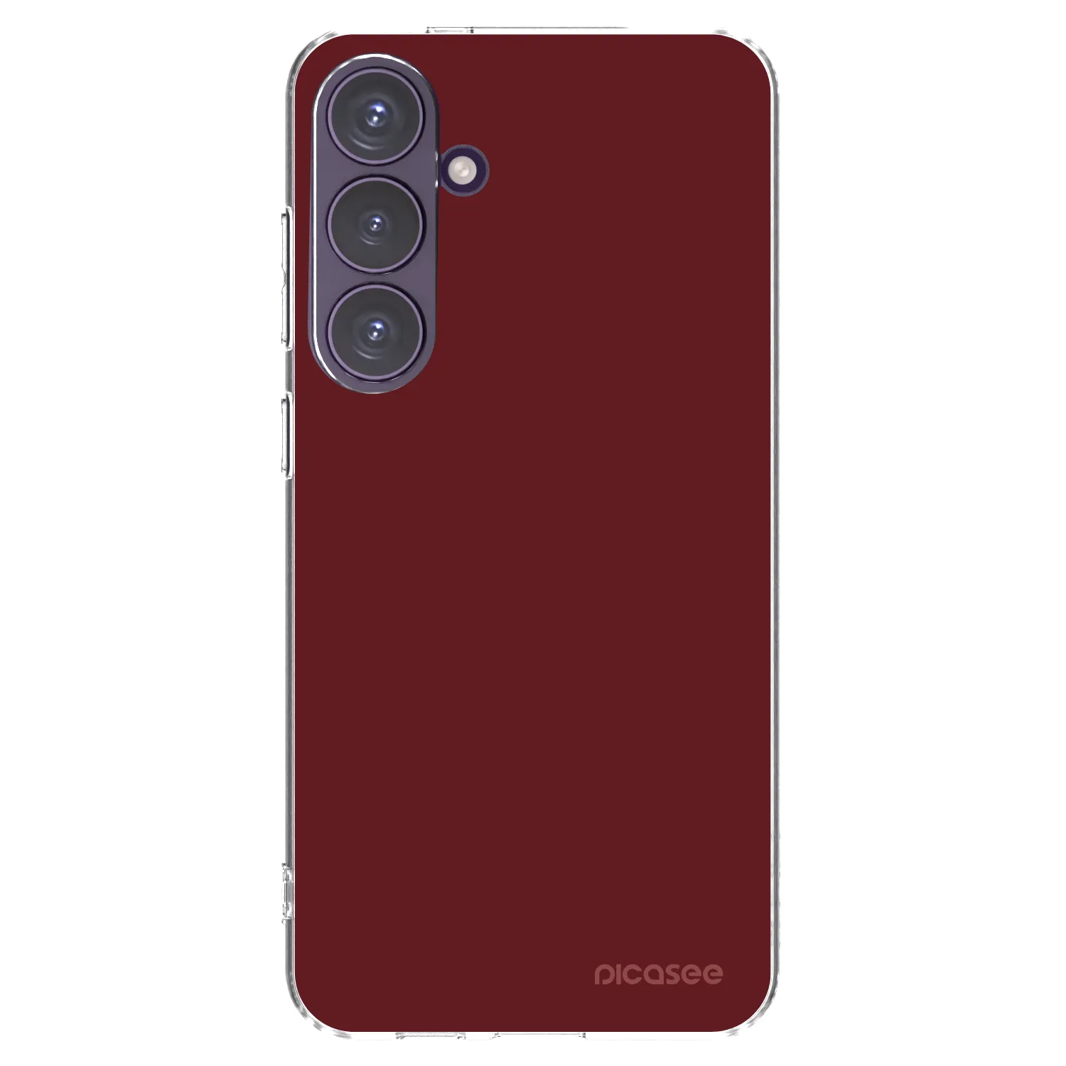 Picasee silikonový průhledný obal pro Samsung Galaxy S24+ S926B 5G - Red Bliss