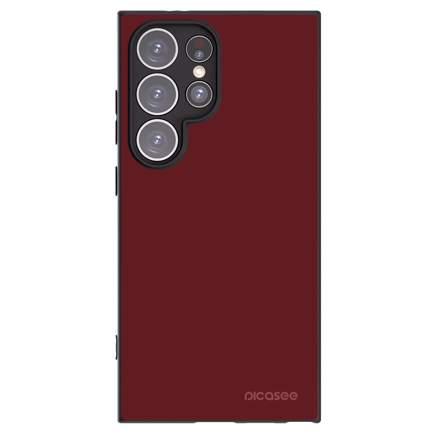 Picasee silikonový černý obal pro Samsung Galaxy S24 Ultra S928B 5G - Red Bliss