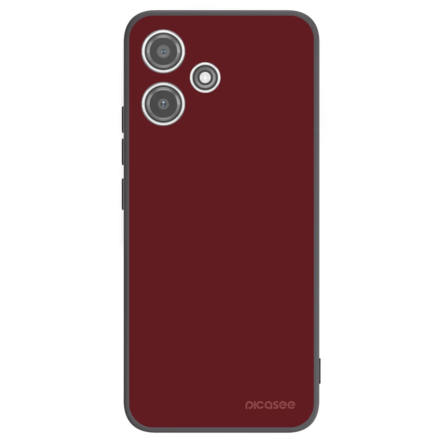 Picasee silikonový černý obal pro Xiaomi Redmi 12 5G - Red Bliss