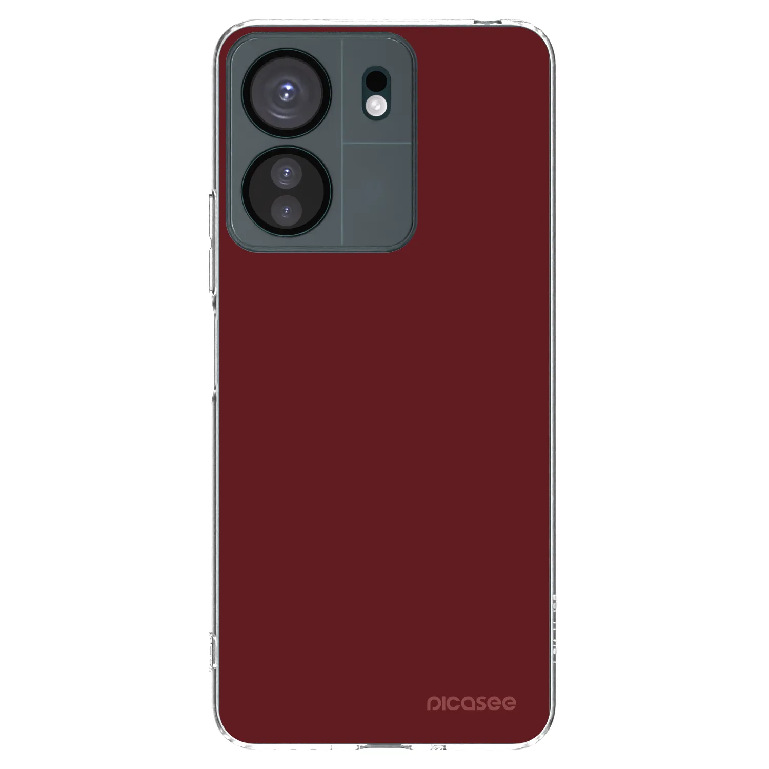 Picasee silikonový průhledný obal pro Xiaomi Redmi 13C 4G - Red Bliss