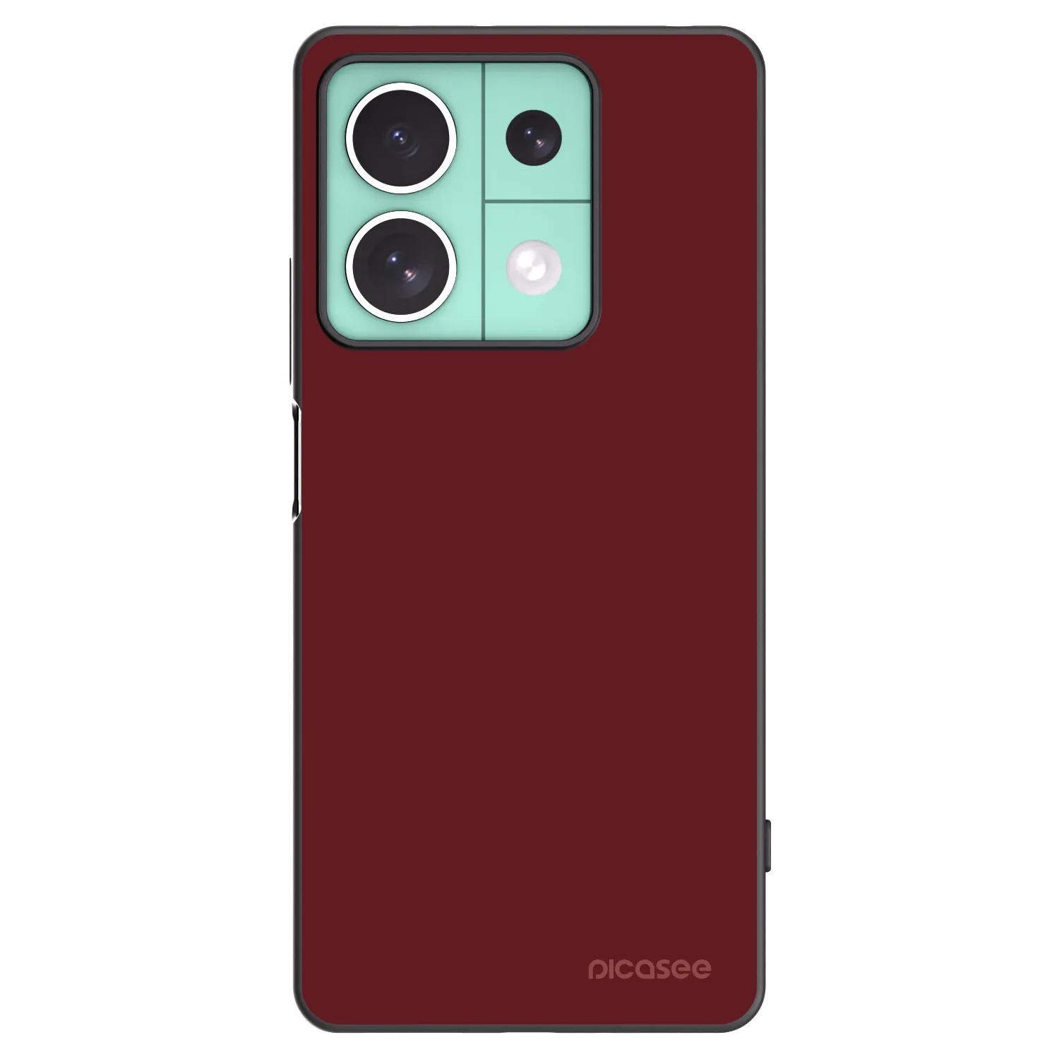Picasee silikonový černý obal pro Xiaomi Redmi Note 13 5G - Red Bliss