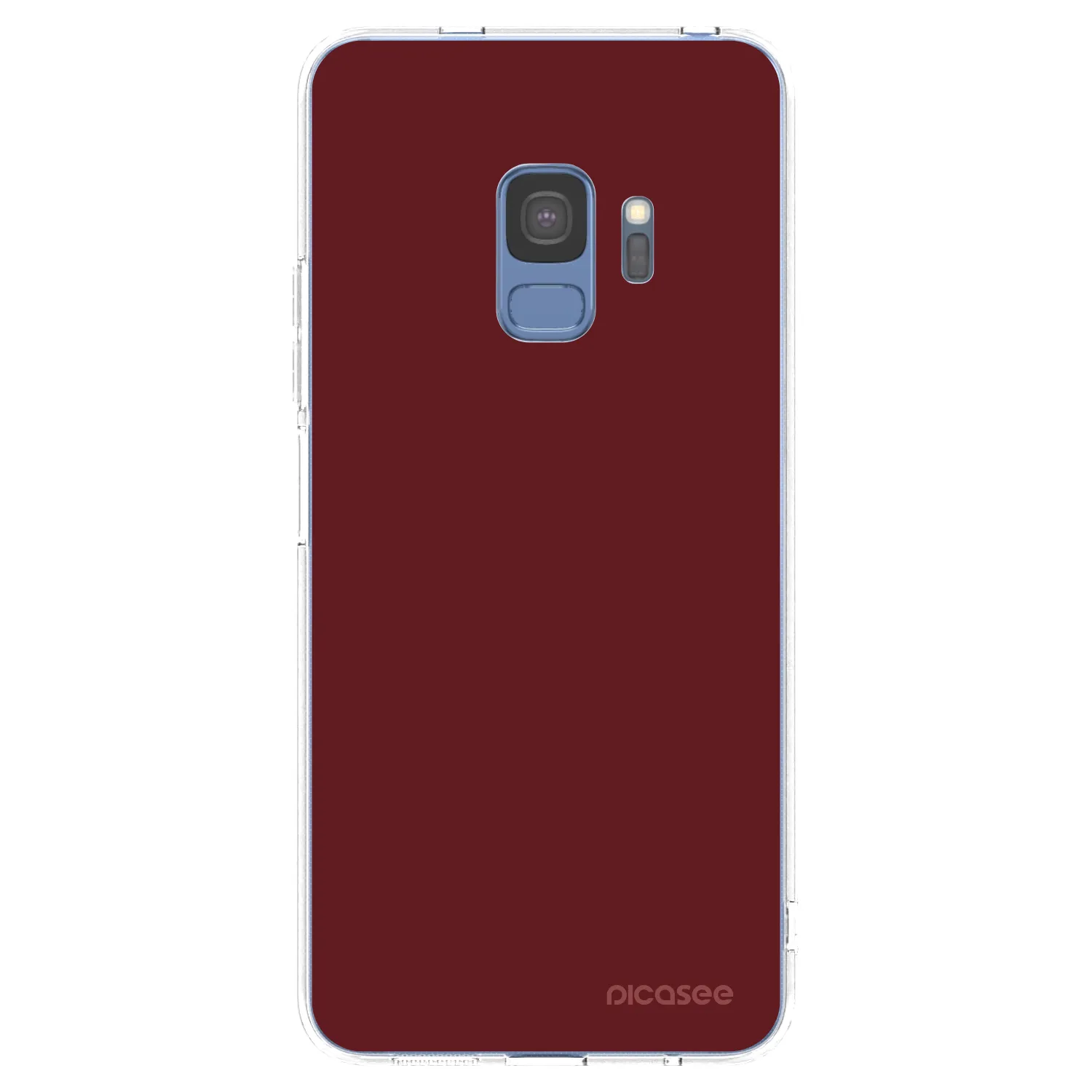 Picasee silikonový průhledný obal pro Samsung Galaxy S9 G960F - Red Bliss