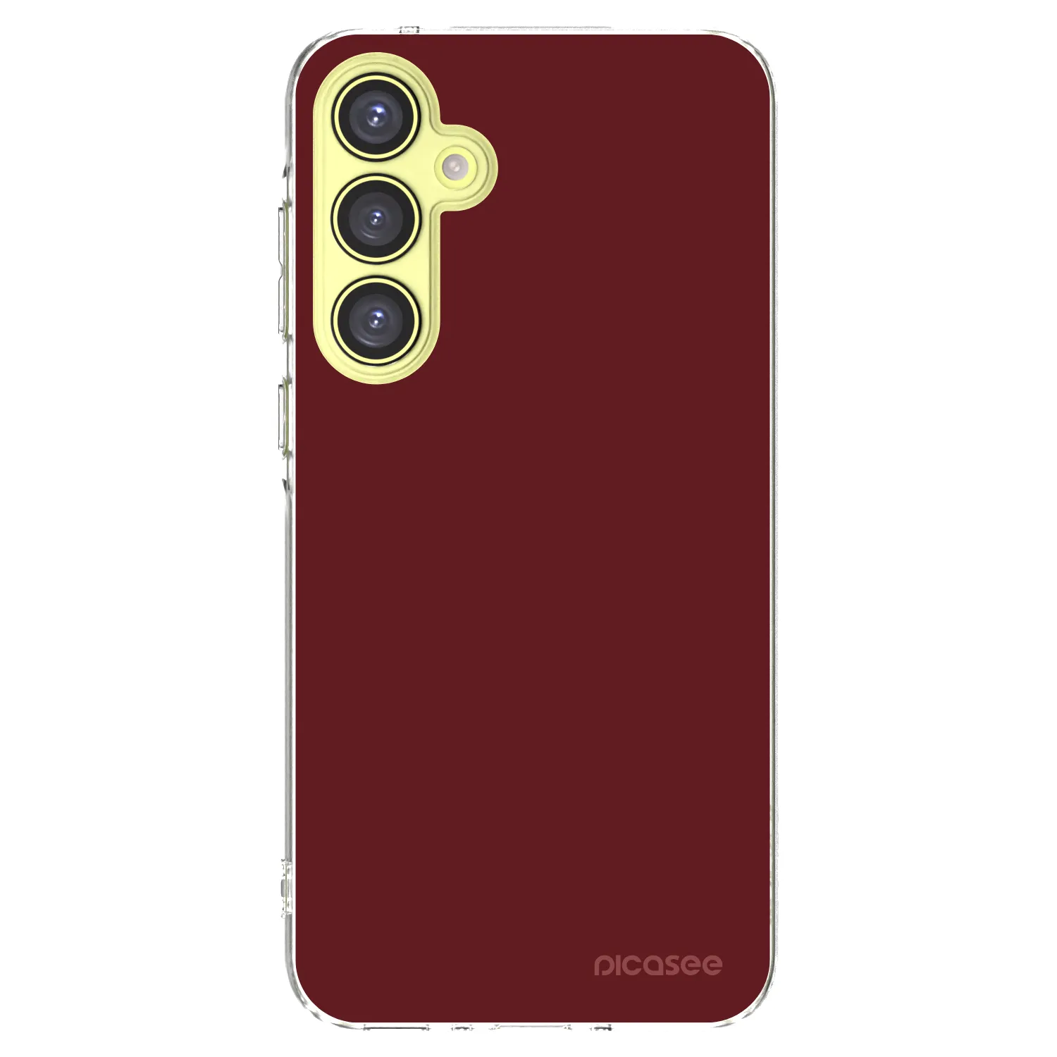 Picasee silikonový průhledný obal pro Samsung Galaxy A35 5G A356B - Red Bliss