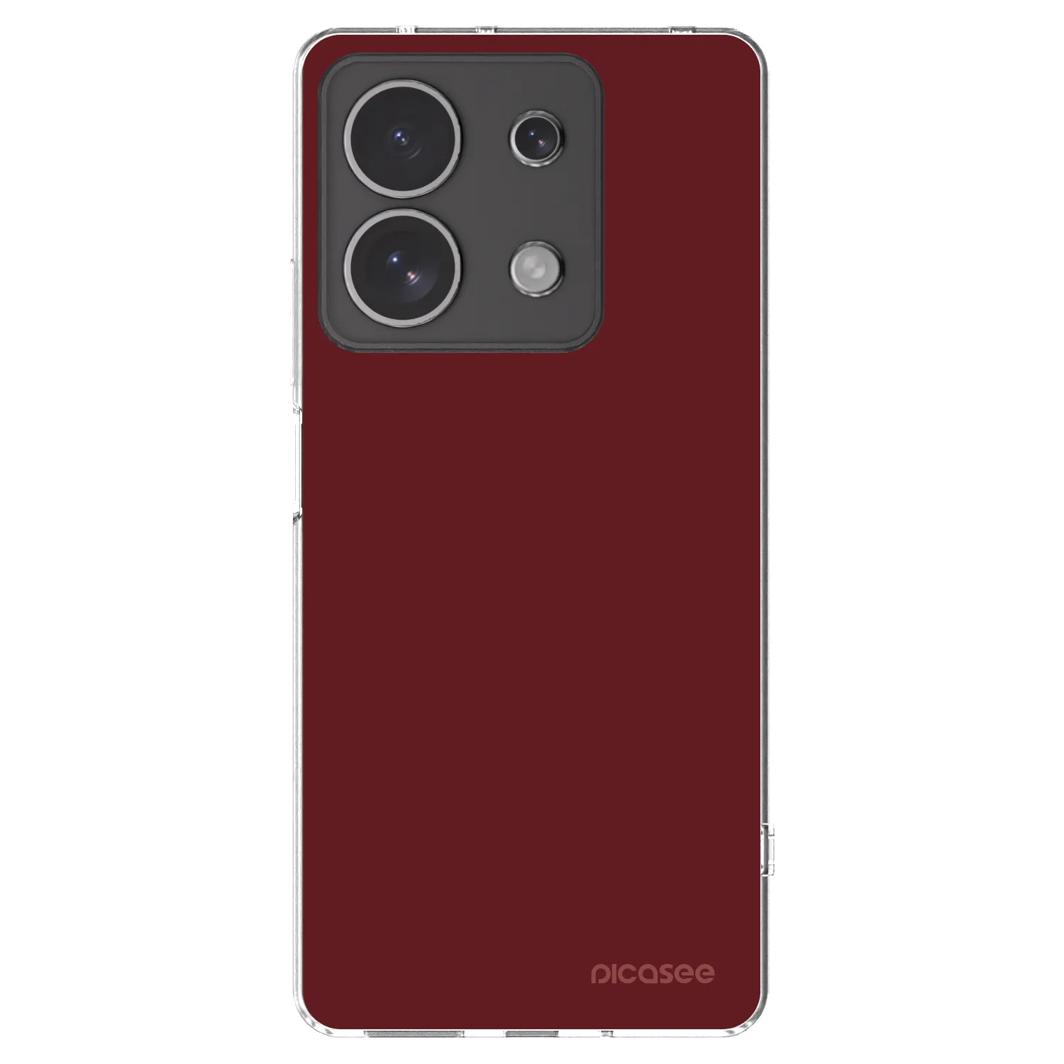 Picasee silikonový průhledný obal pro Xiaomi Redmi Note 13 4G - Red Bliss