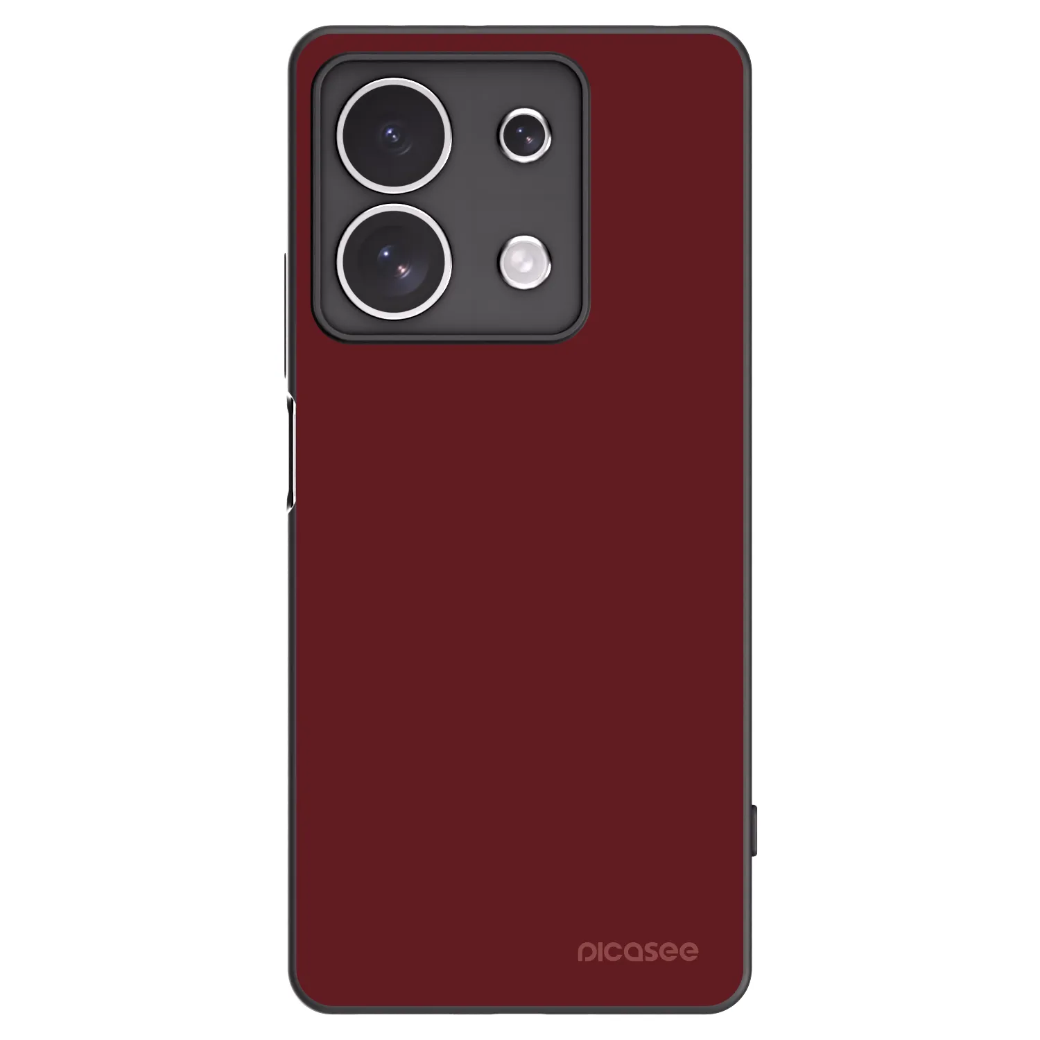 Picasee silikonový černý obal pro Xiaomi Redmi Note 13 4G - Red Bliss