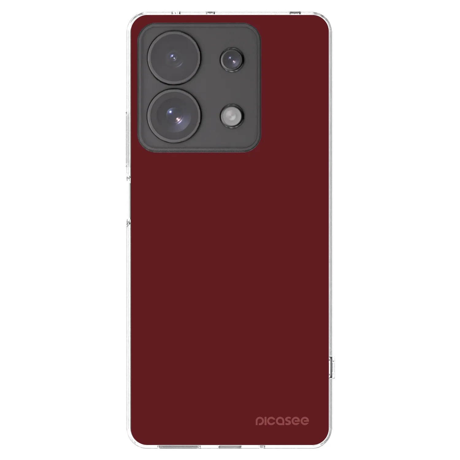 Picasee silikonový průhledný obal pro Xiaomi Redmi Note 13 Pro 4G - Red Bliss