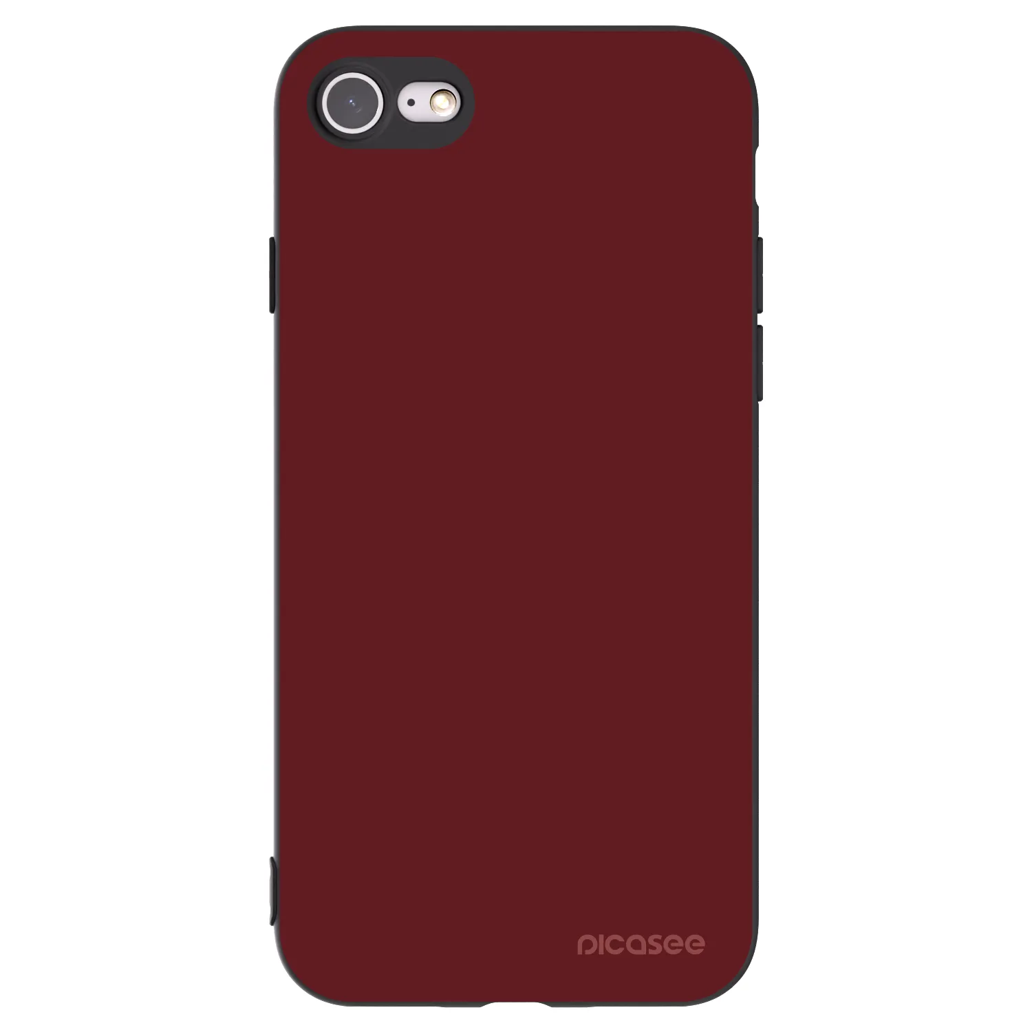 Picasee silikonový černý obal pro Apple iPhone 8 - Red Bliss