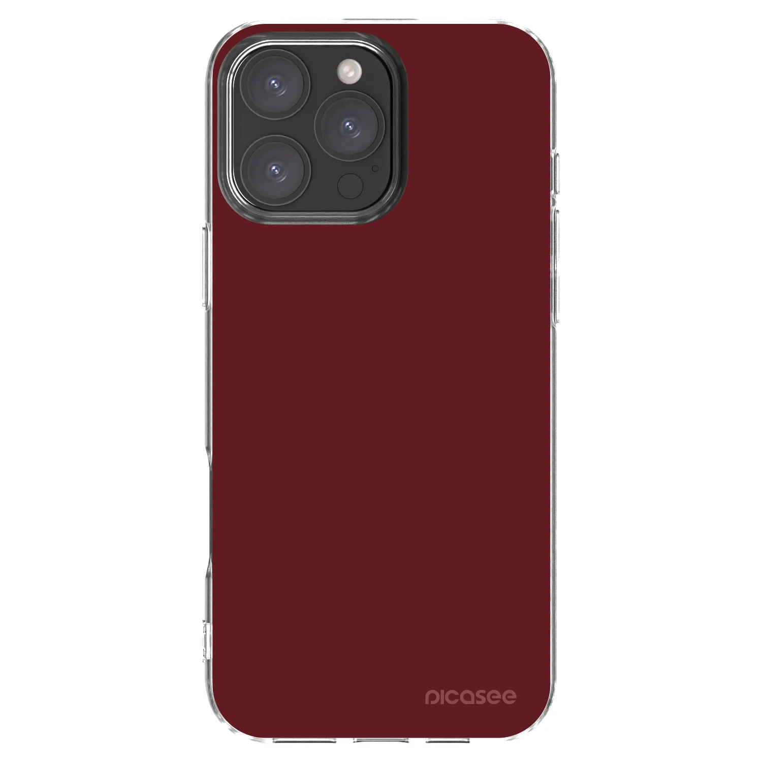 Picasee silikonový průhledný obal pro Apple iPhone 16 Pro Max - Red Bliss