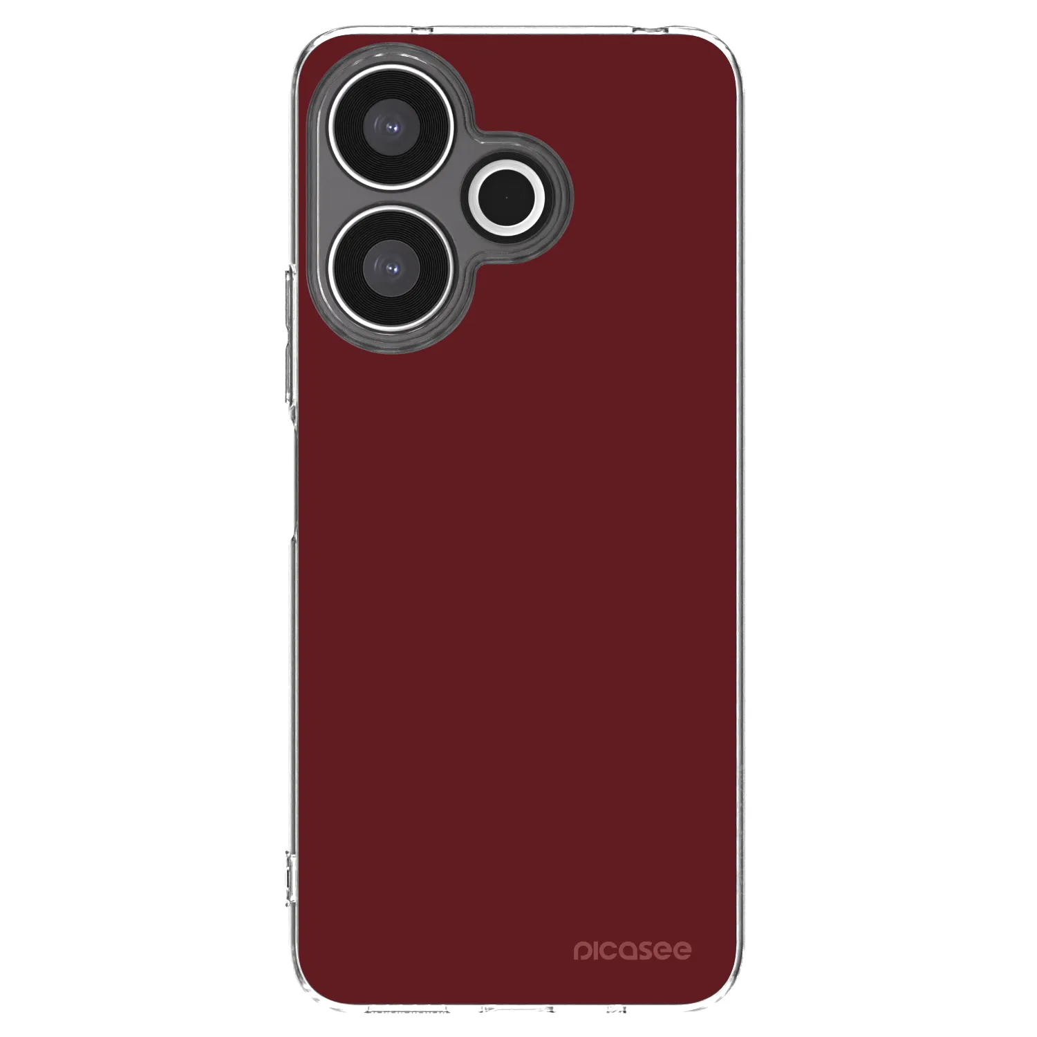 Picasee silikonový průhledný obal pro Xiaomi Redmi 13 4G - Red Bliss