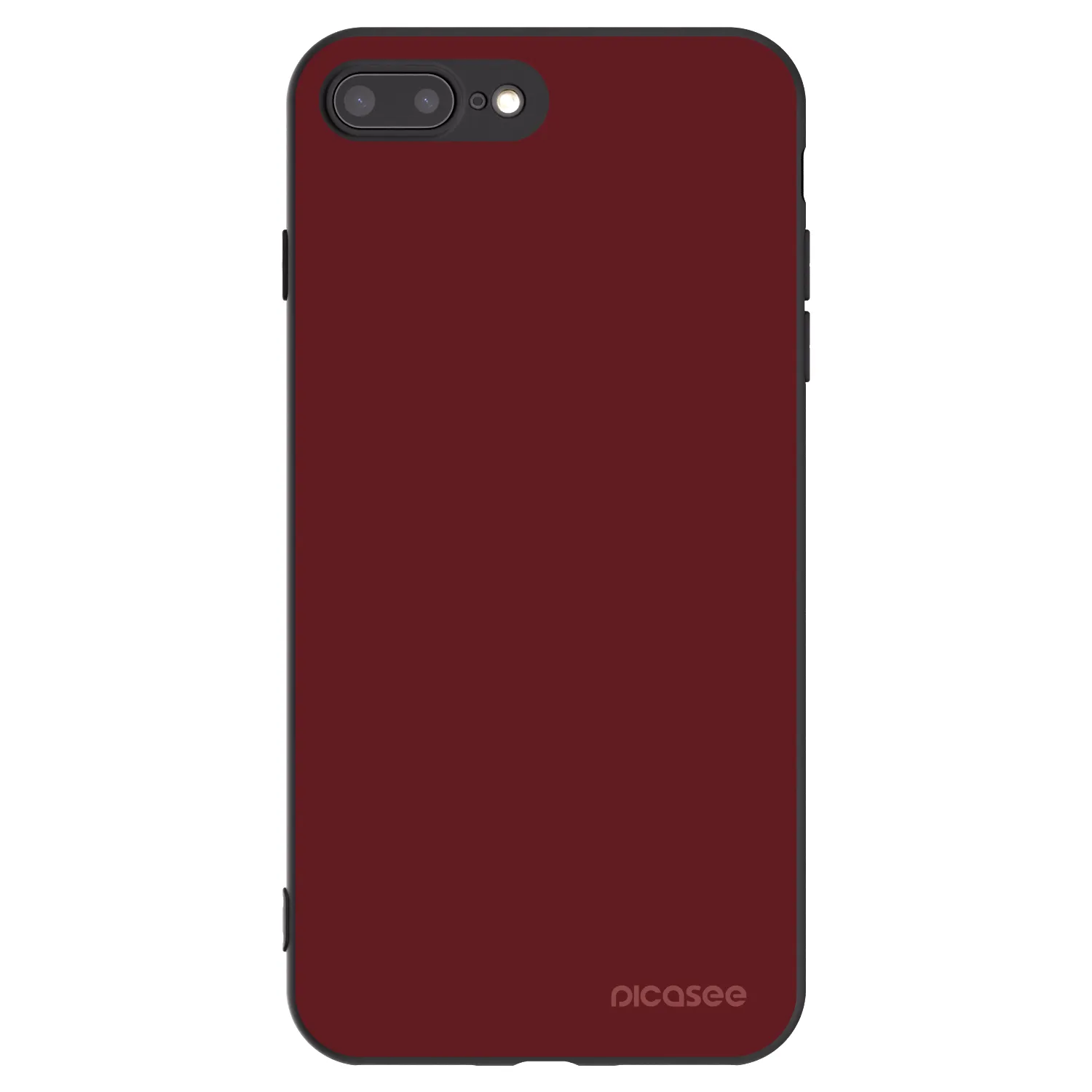 Picasee silikonový černý obal pro Apple iPhone 8 Plus - Red Bliss