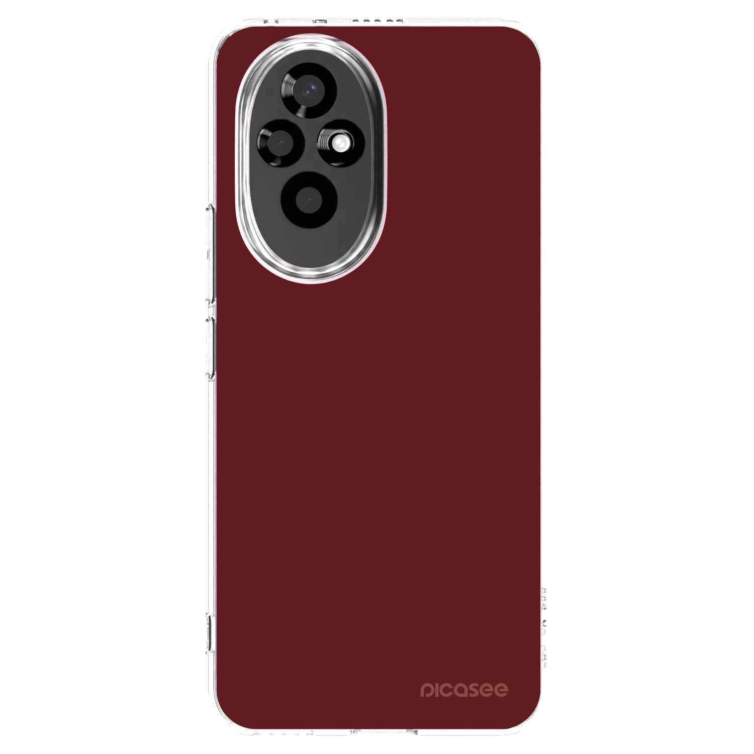 Picasee silikonový průhledný obal pro Honor 200 5G - Red Bliss