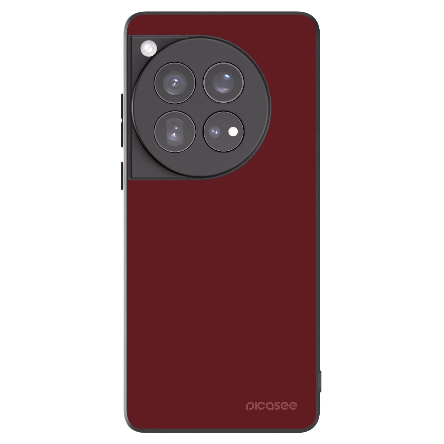 Picasee silikonový černý obal pro OnePlus 12 5G - Red Bliss