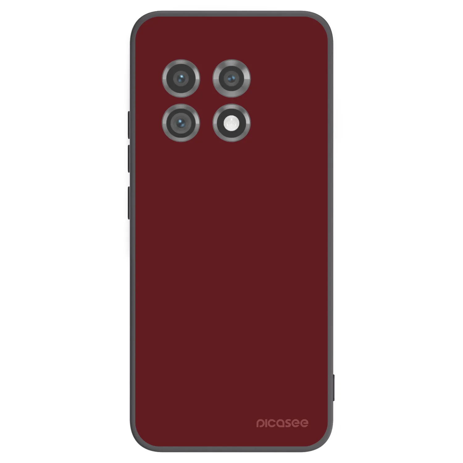 Picasee silikonový černý obal pro OnePlus 11 5G - Red Bliss