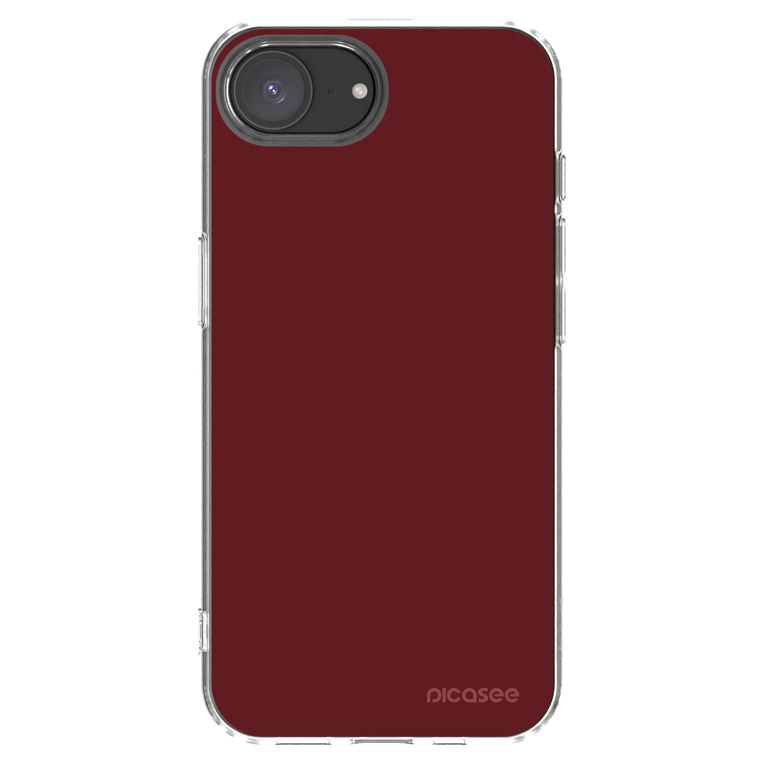 Picasee silikonový průhledný obal pro Apple iPhone 16e - Red Bliss