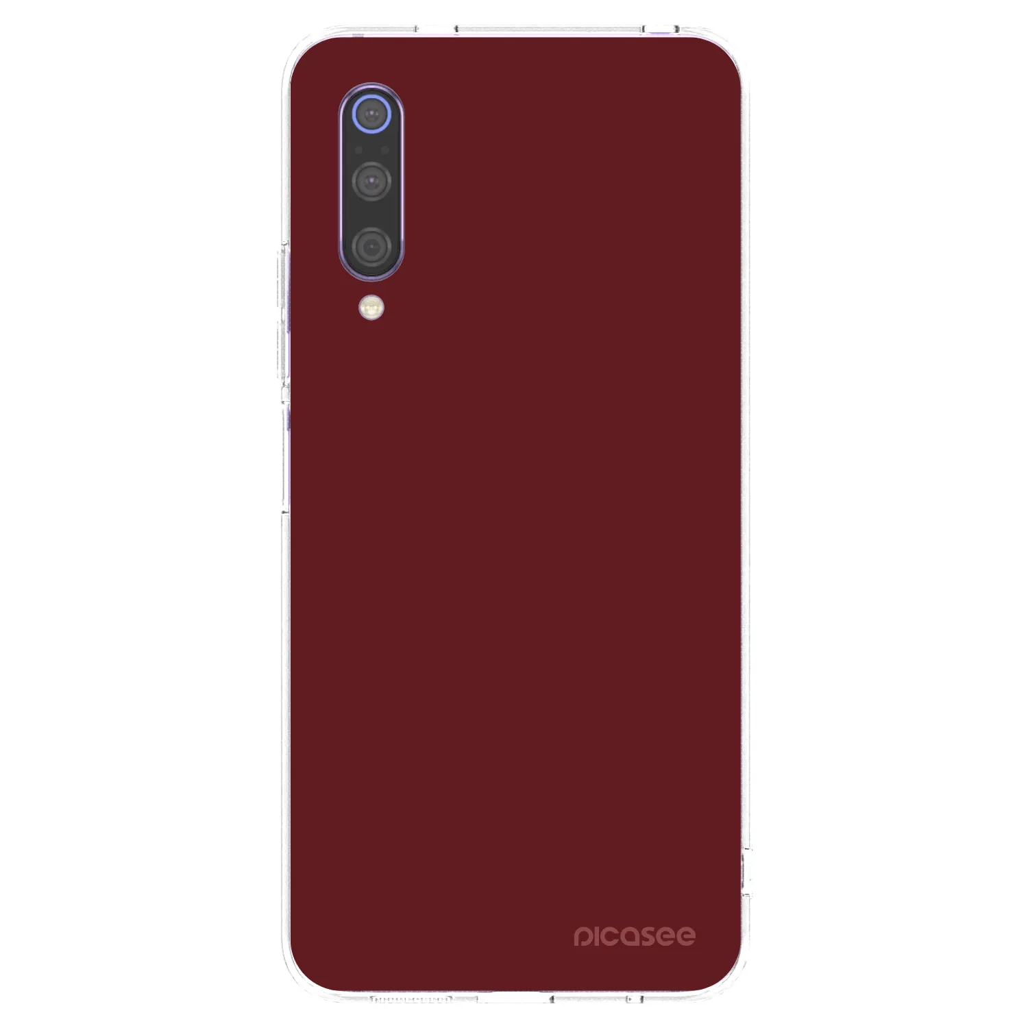 Picasee silikonový průhledný obal pro Xiaomi Mi 9 - Red Bliss