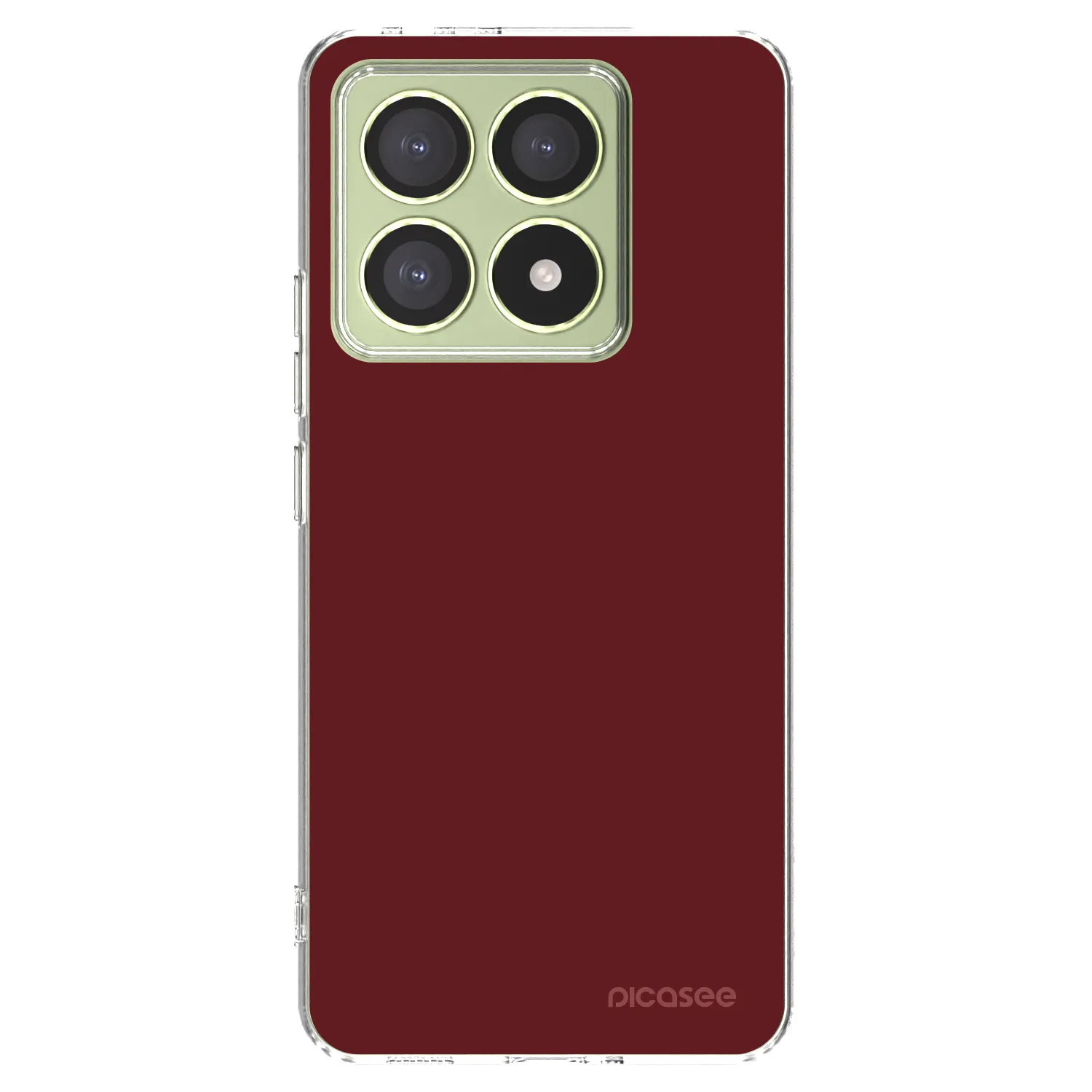 Picasee silikonový průhledný obal pro Xiaomi 14T - Red Bliss