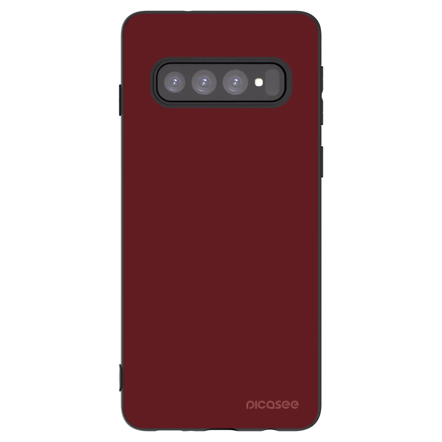 Picasee silikonový černý obal pro Samsung Galaxy S10 G973 - Red Bliss