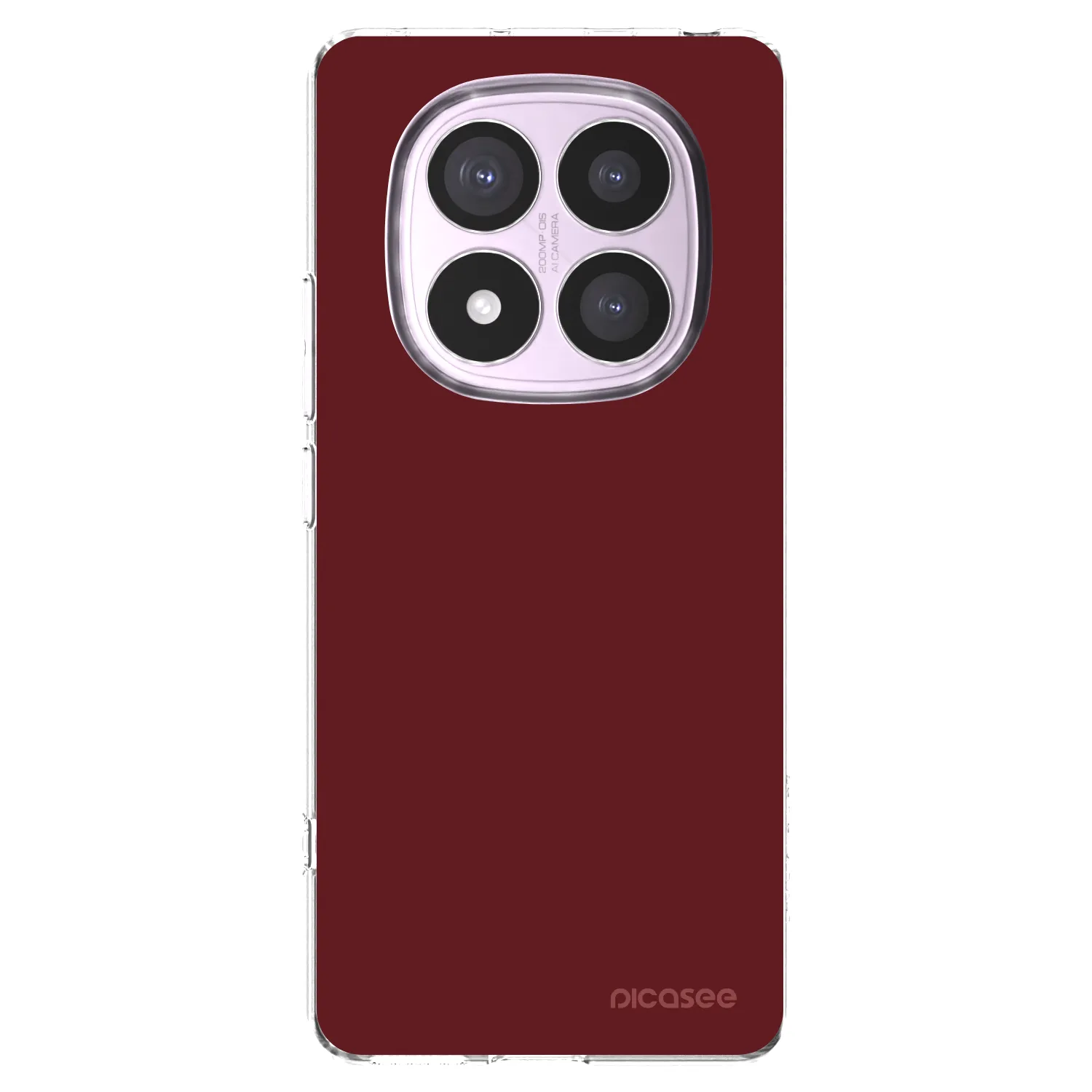 Picasee silikonový průhledný obal pro Xiaomi Redmi Note 14 Pro 5G - Red Bliss