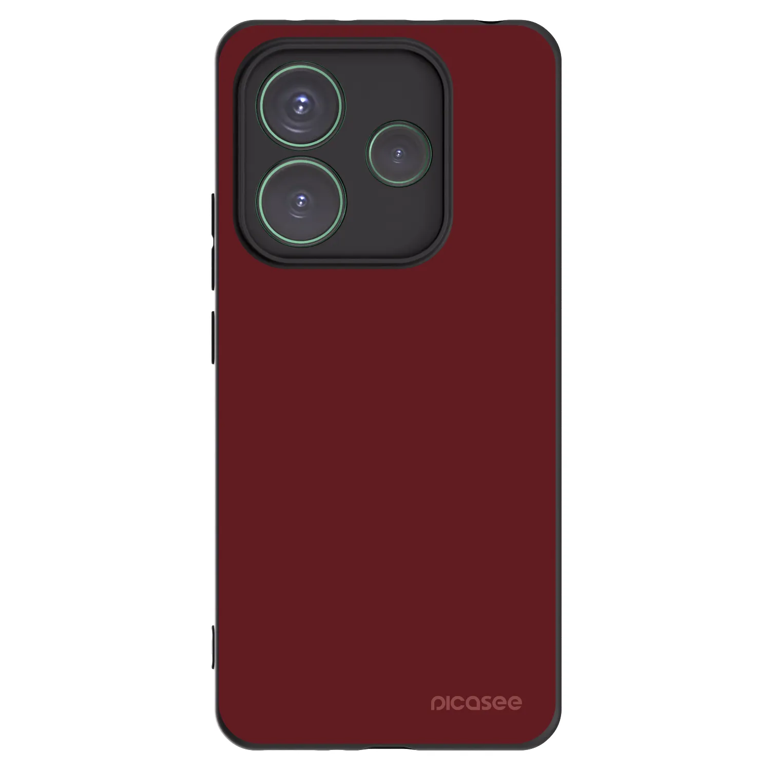 Picasee silikonový černý obal pro Xiaomi Redmi Note 14 5G - Red Bliss