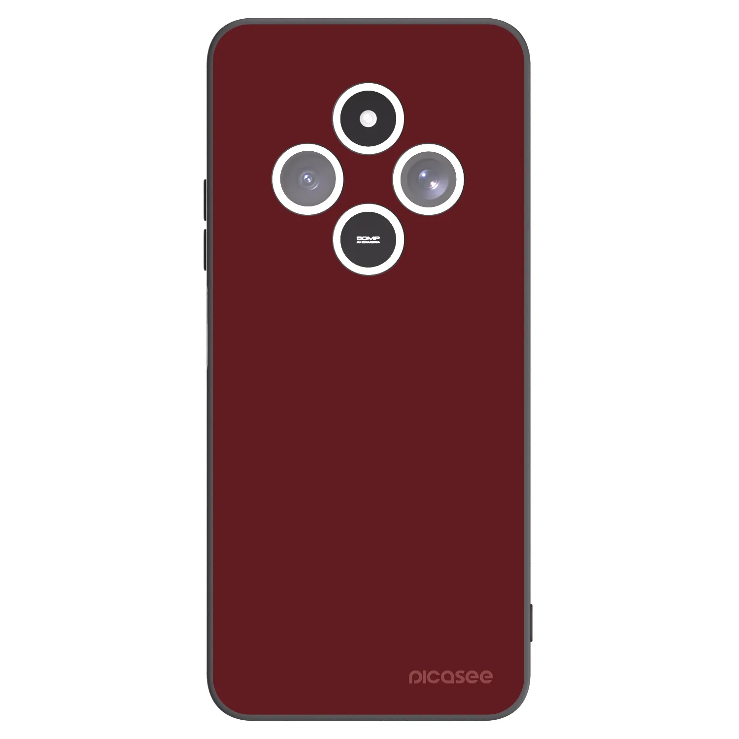 Picasee silikonový černý obal pro Xiaomi Redmi 14C - Red Bliss