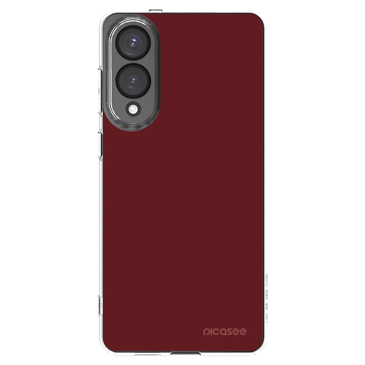 Picasee silikonový průhledný obal pro Samsung Galaxy S25 Edge 5G - Red Bliss