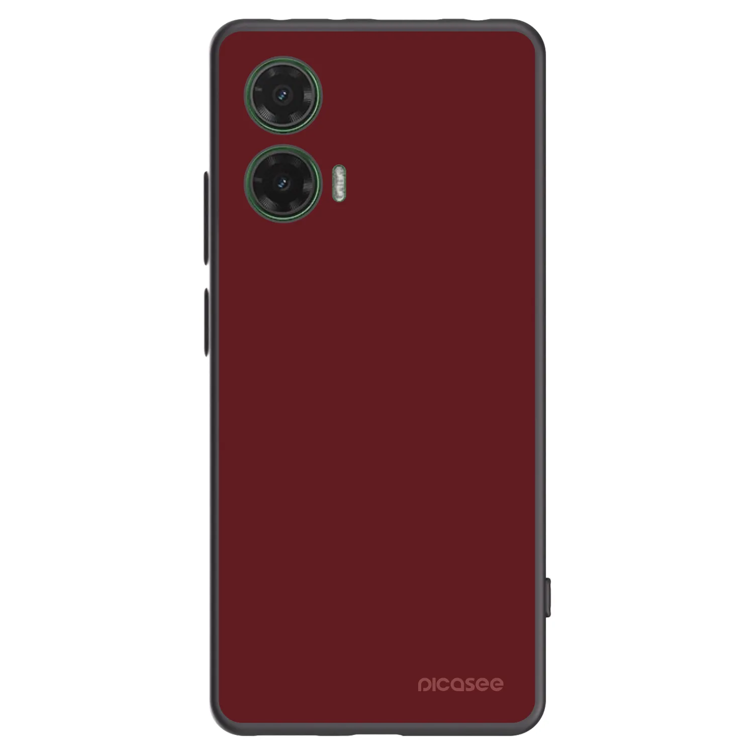 Picasee silikonový černý obal pro Motorola Moto G35 5G - Red Bliss