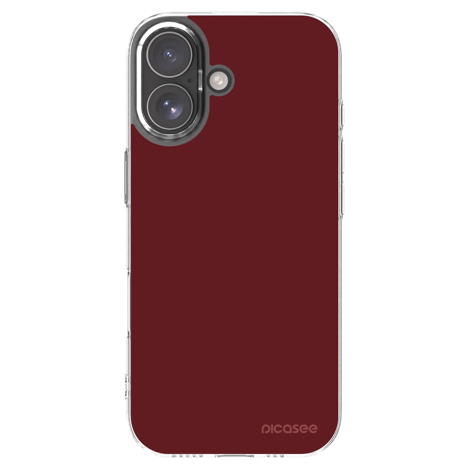 Picasee silikonový průhledný obal pro Apple iPhone 17 - Red Bliss