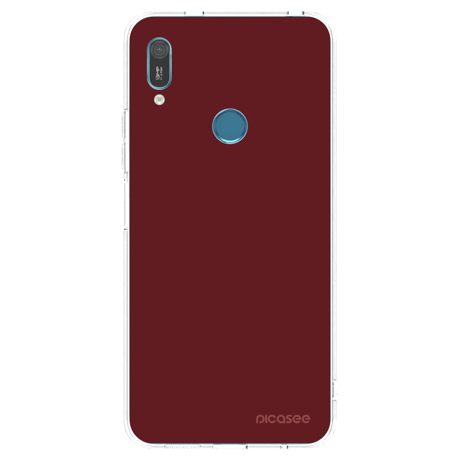 Picasee silikonový průhledný obal pro Huawei Y6 2019 - Red Bliss