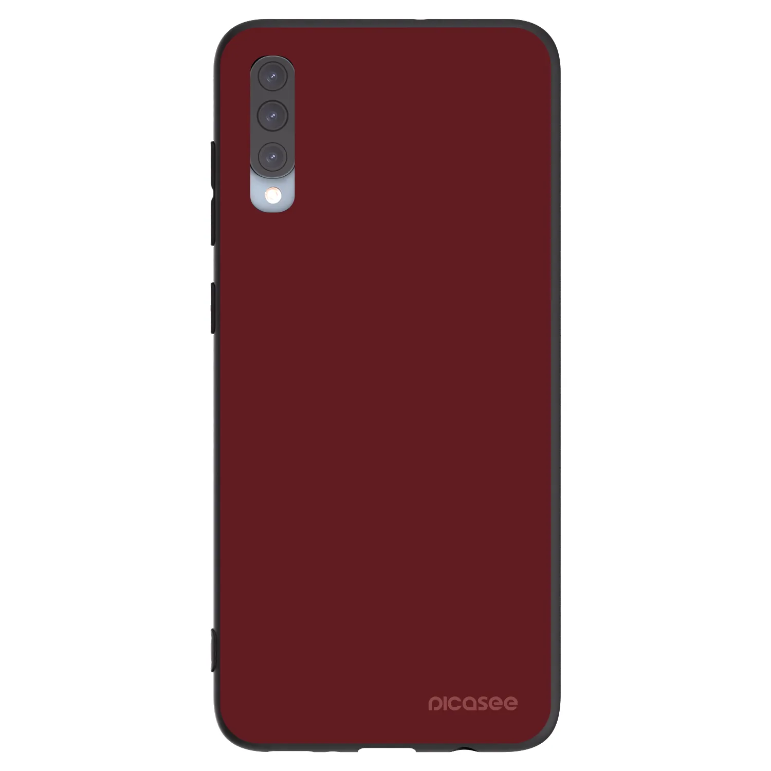 Picasee silikonový černý obal pro Samsung Galaxy A70 A705F - Red Bliss