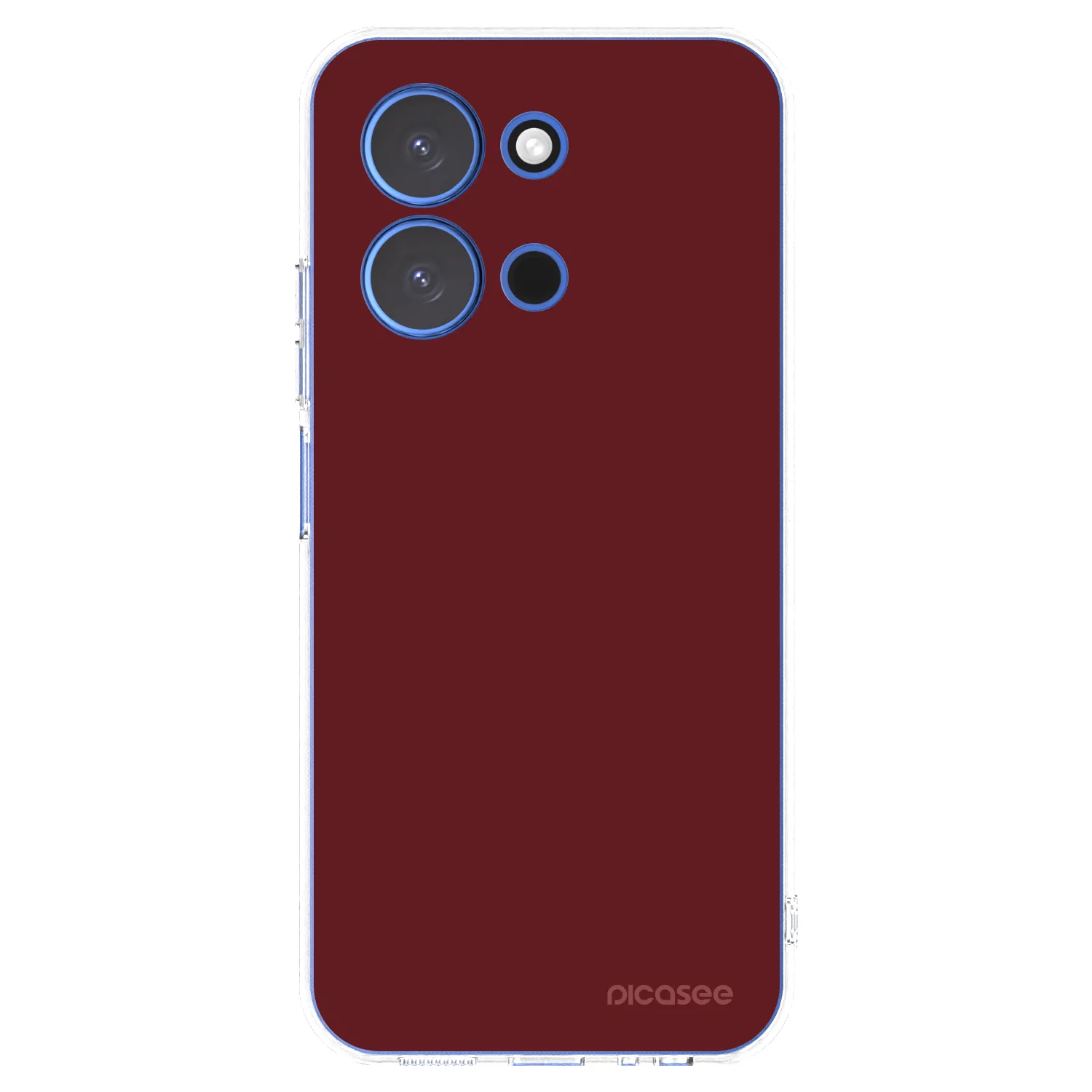 Picasee silikonový průhledný obal pro Xiaomi Redmi 15C 4G - Red Bliss