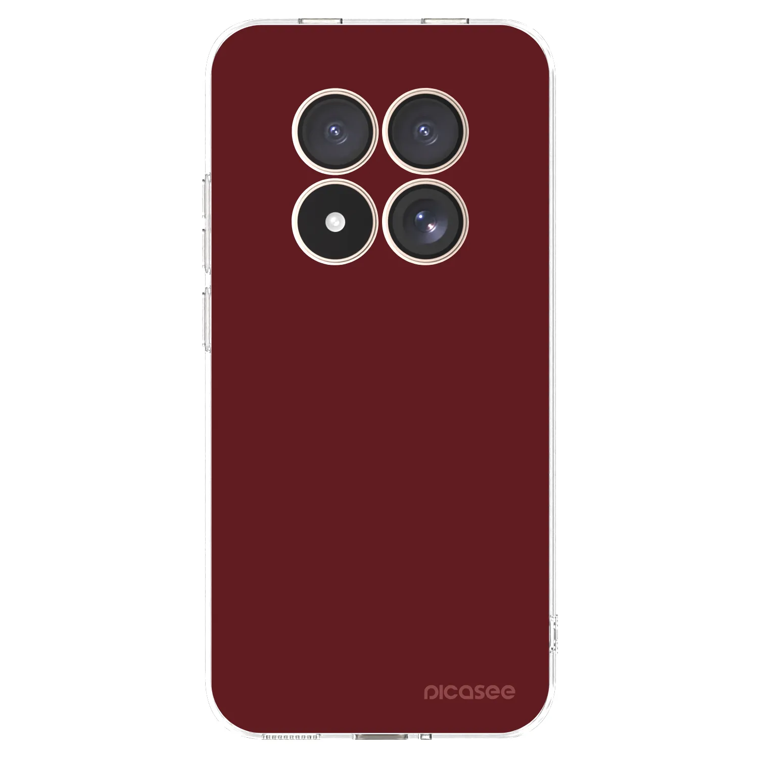 Picasee silikonový průhledný obal pro Xiaomi Redmi Note 15 Pro 4G - Red Bliss