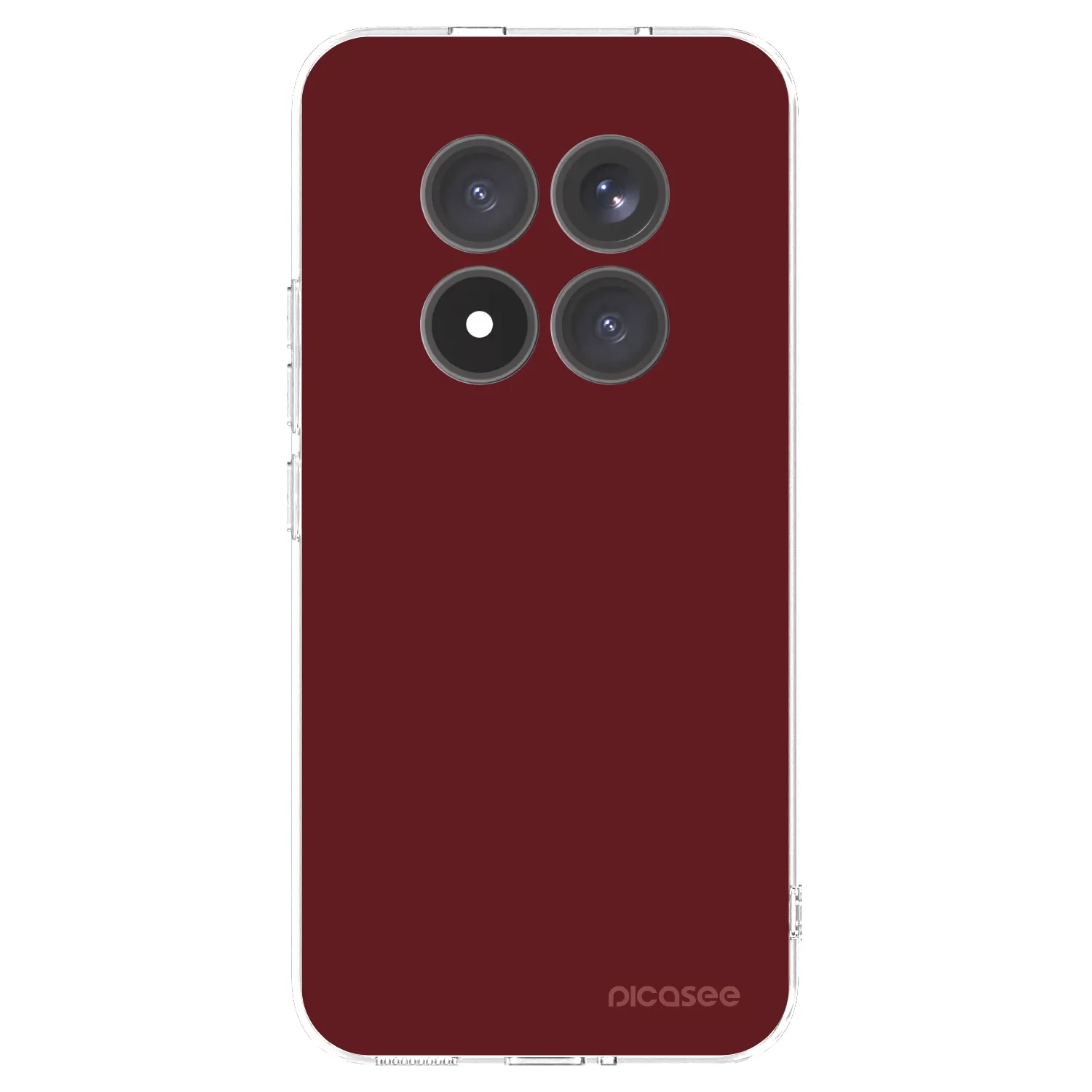 Picasee silikonový průhledný obal pro Xiaomi Redmi Note 15 Pro+ - Red Bliss