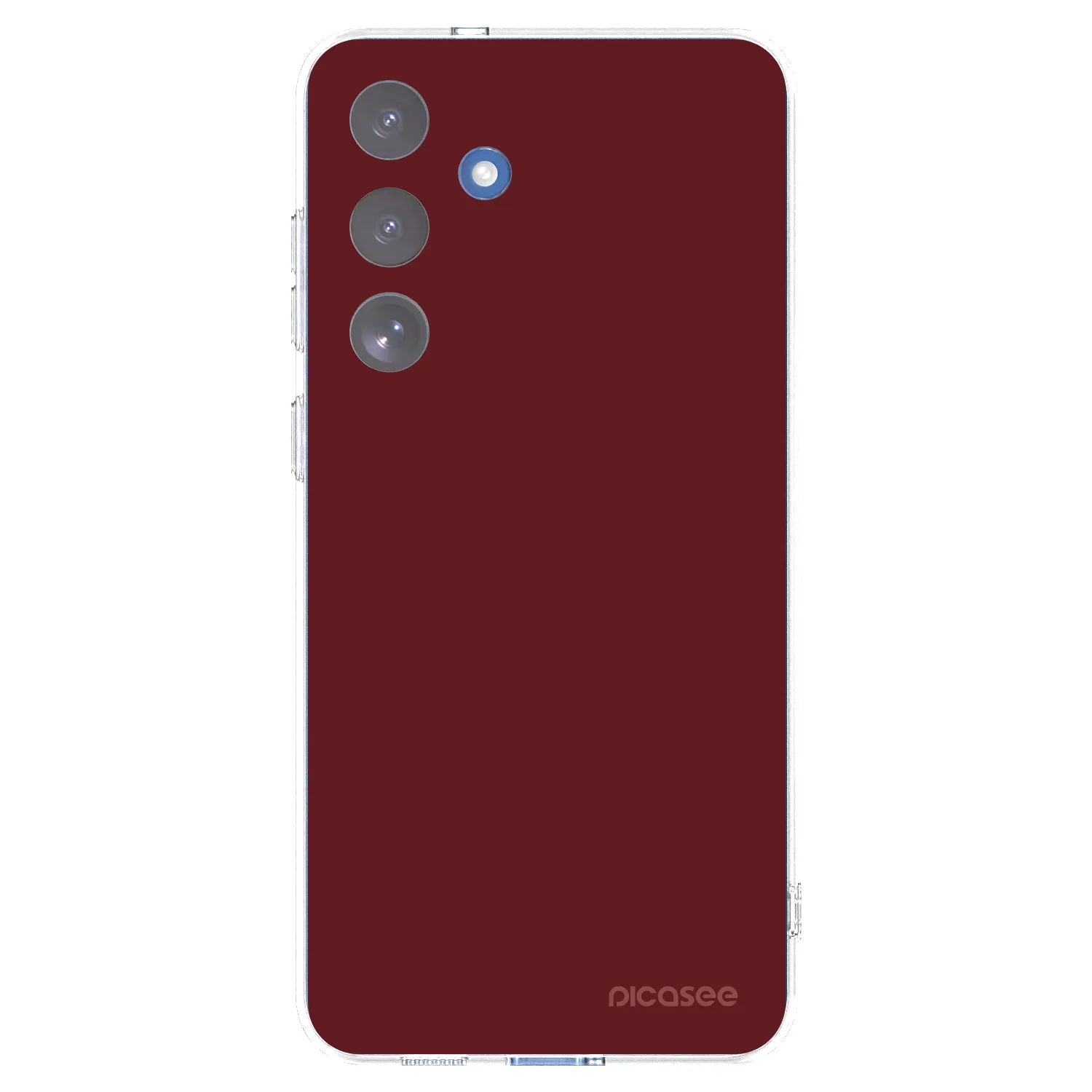 Picasee silikonový průhledný obal pro Samsung Galaxy S25 FE 5G - Red Bliss