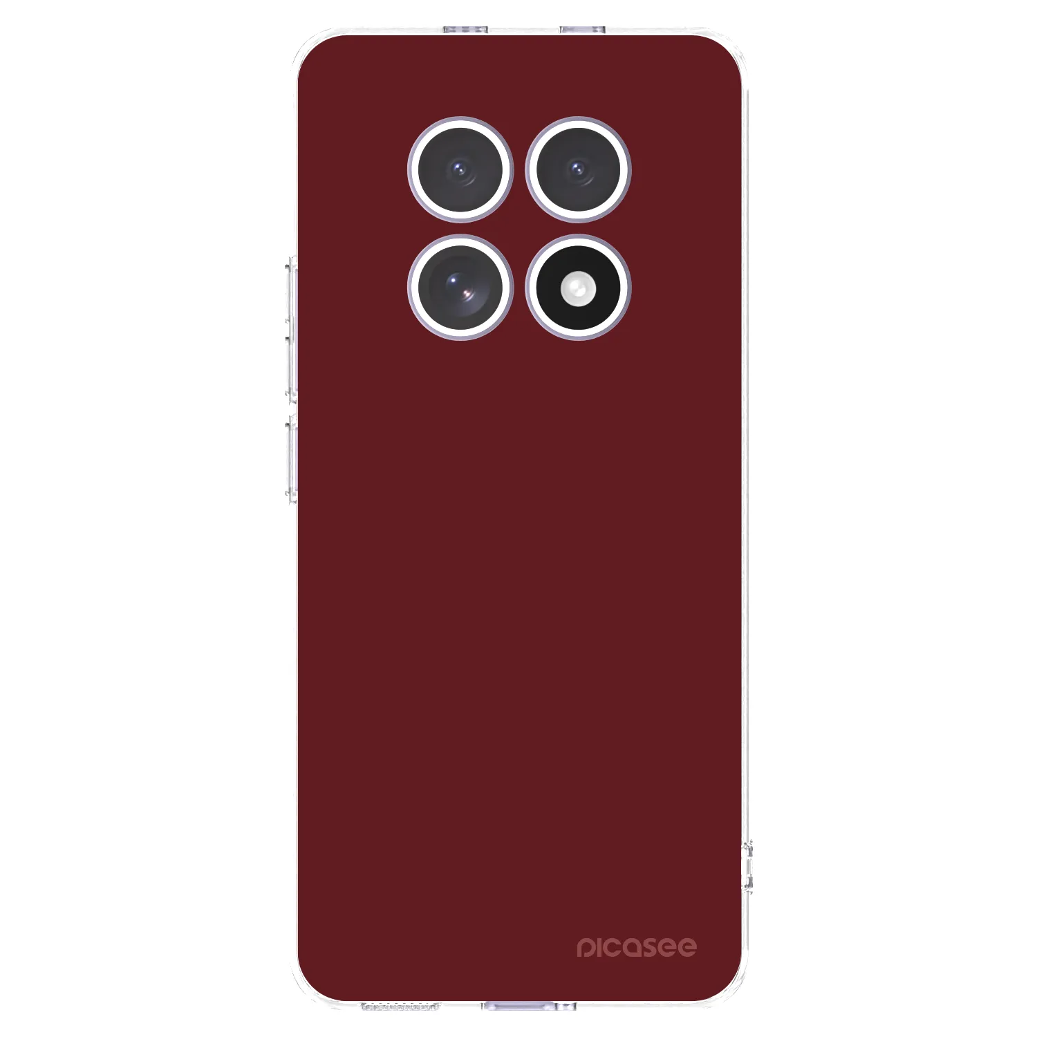 Picasee silikonový průhledný obal pro Xiaomi Redmi Note 15 - Red Bliss