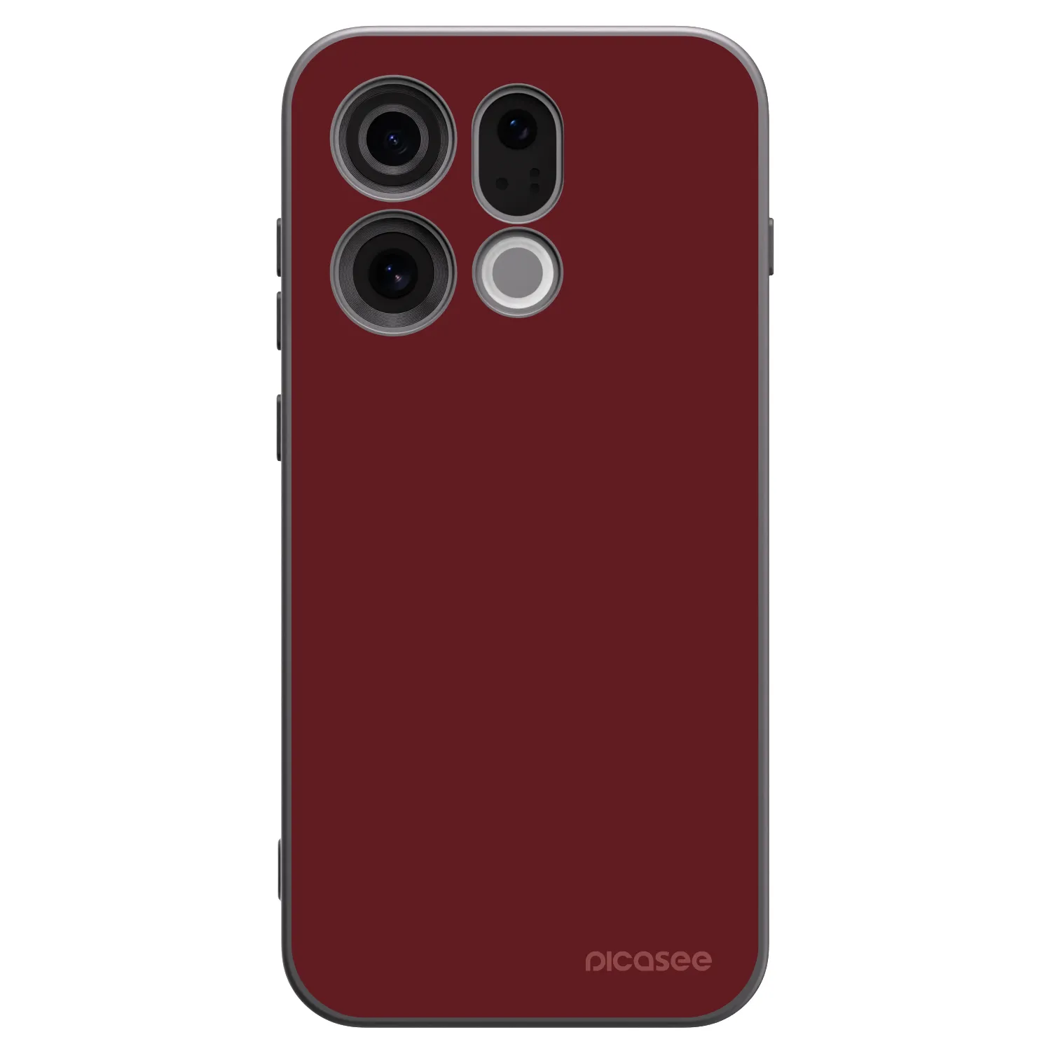 Picasee silikonový černý obal pro OPPO Find X9 - Red Bliss