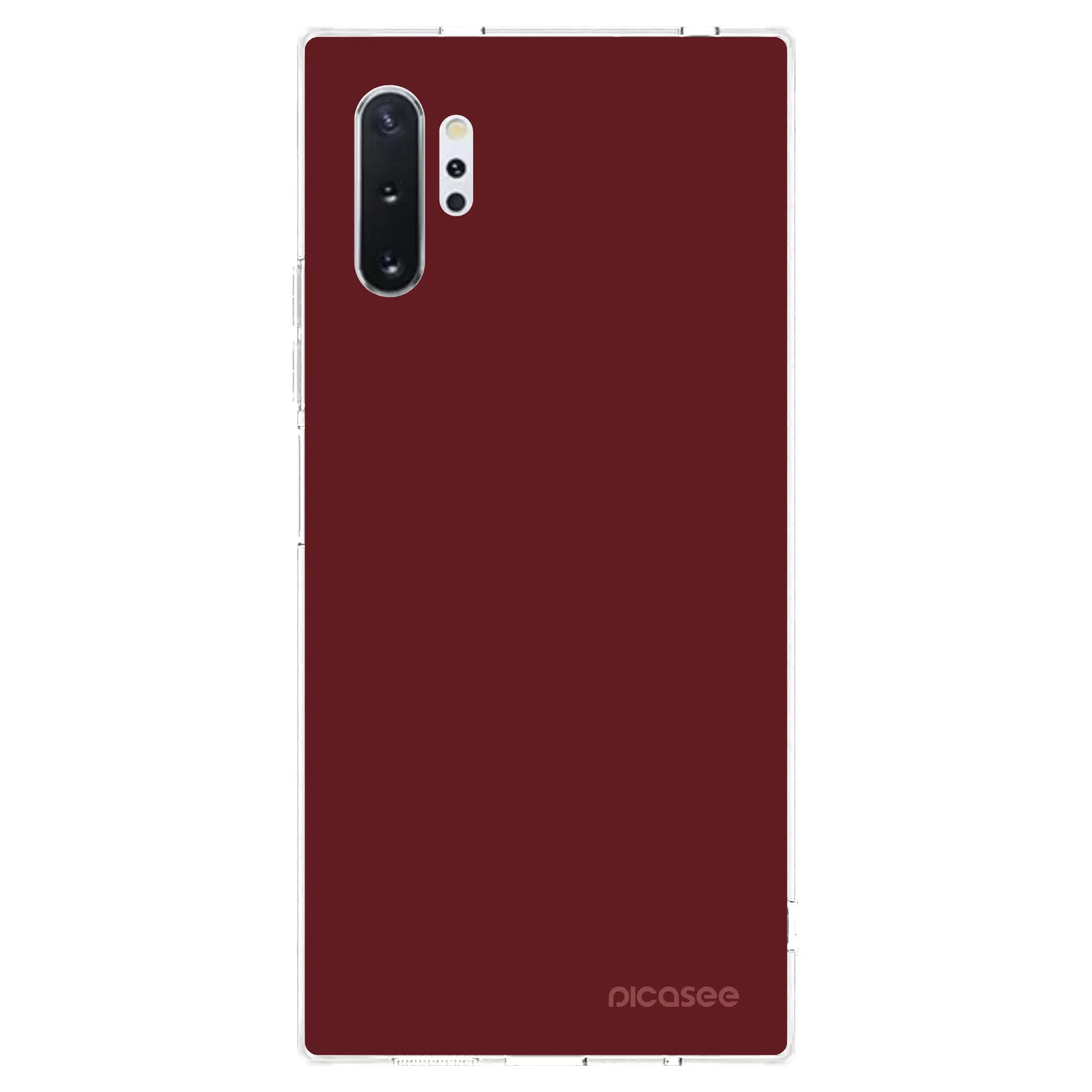 Picasee silikonový průhledný obal pro Samsung Galaxy Note 10+ N975F - Red Bliss