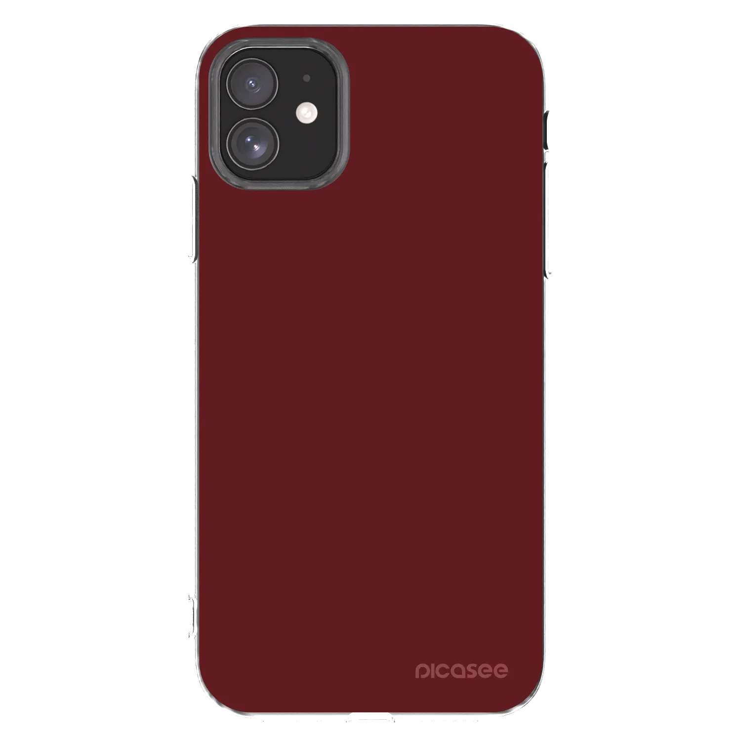 Picasee silikonový průhledný obal pro Apple iPhone 11 - Red Bliss