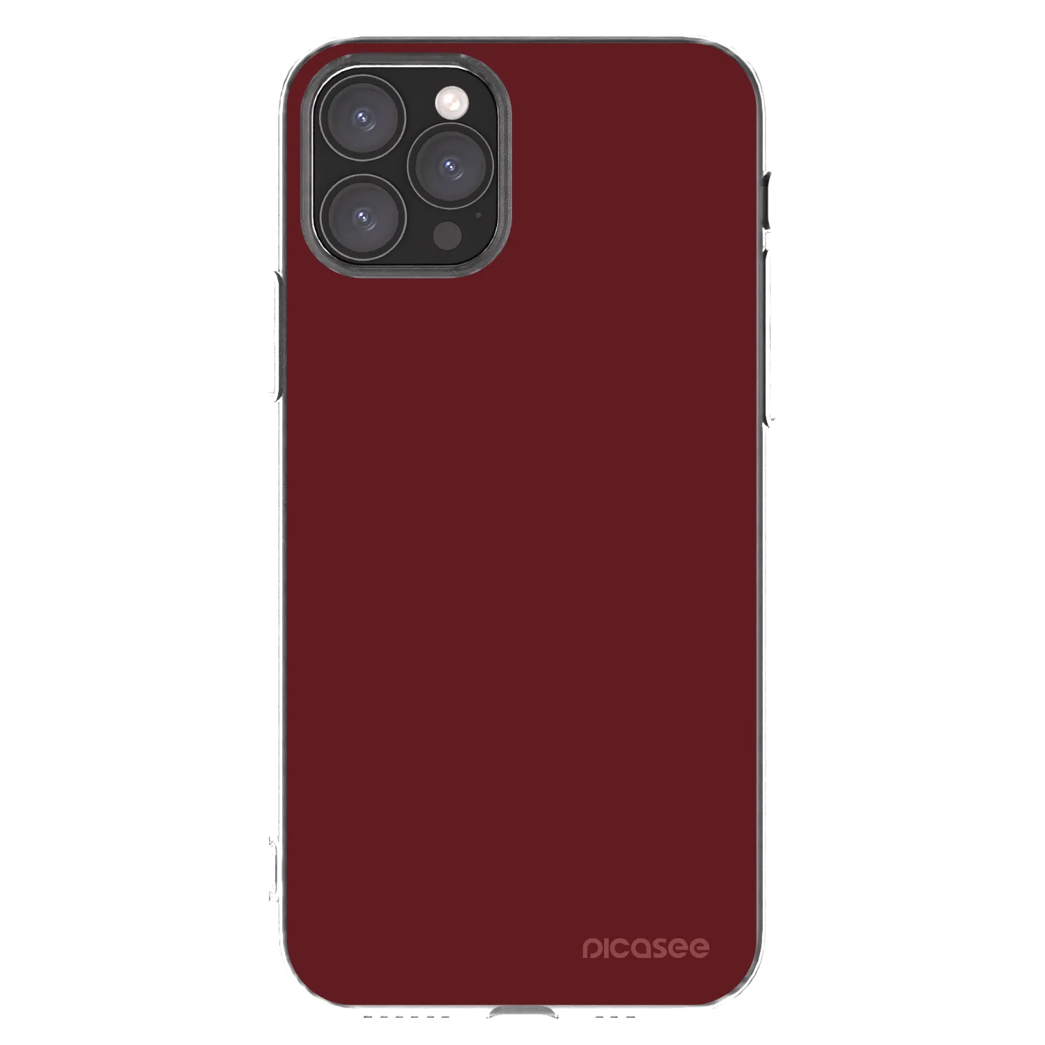 Picasee silikonový průhledný obal pro Apple iPhone 11 Pro - Red Bliss