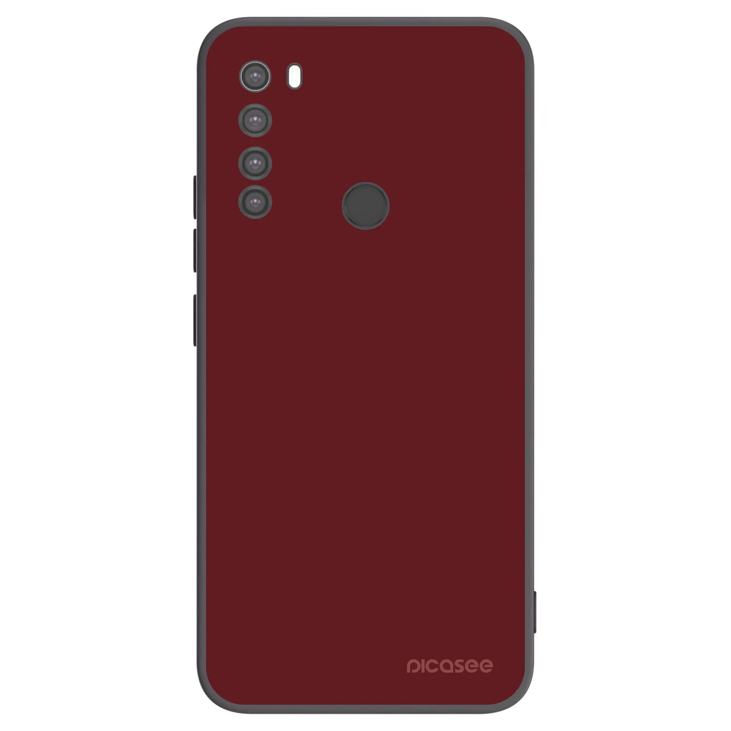 Picasee silikonový černý obal pro Xiaomi Redmi Note 8 - Red Bliss
