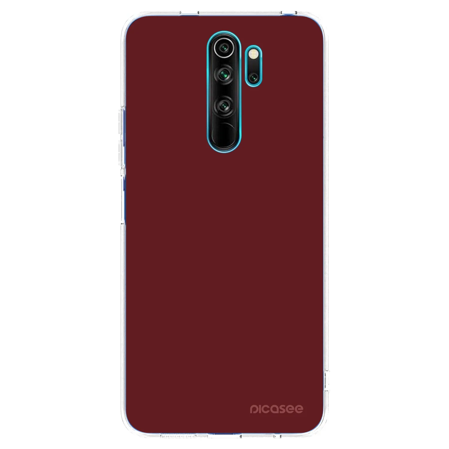 Picasee silikonový průhledný obal pro Xiaomi Redmi Note 8 Pro - Red Bliss