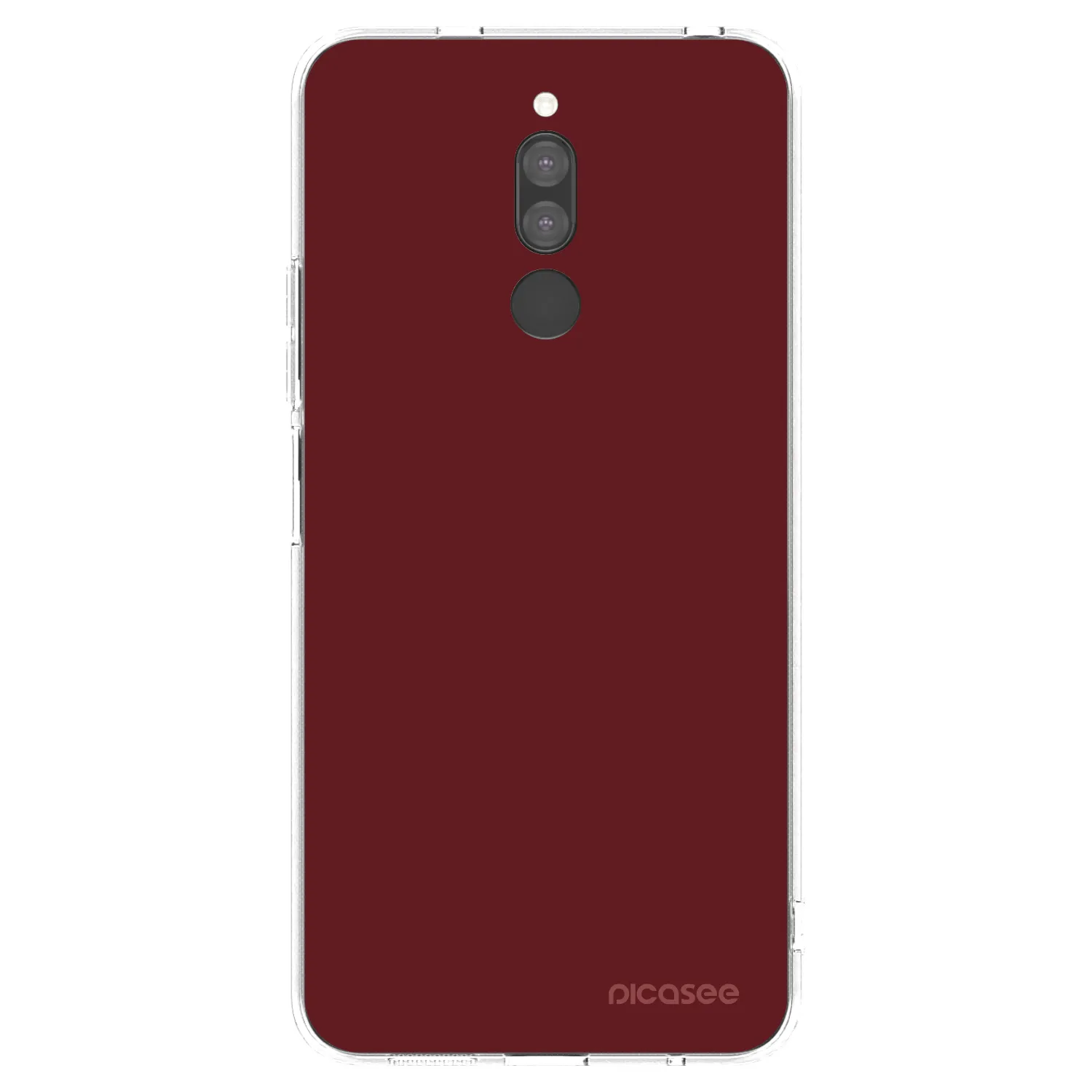 Picasee silikonový průhledný obal pro Xiaomi Redmi 8 - Red Bliss