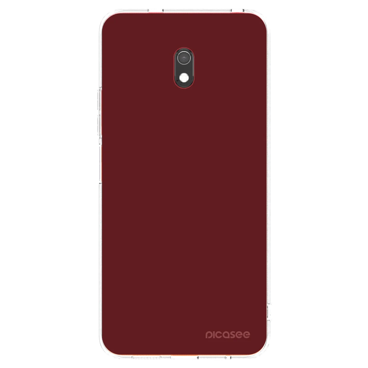 Picasee silikonový průhledný obal pro Xiaomi Redmi 8A - Red Bliss
