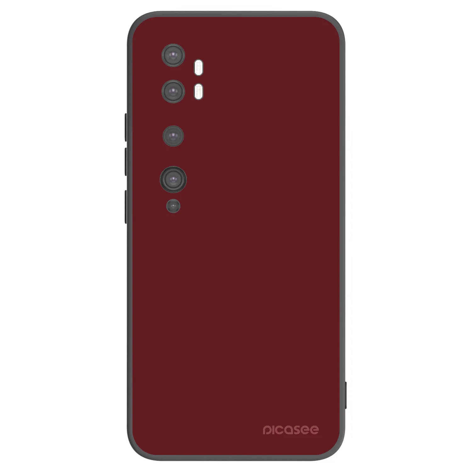 Picasee silikonový černý obal pro Xiaomi Mi Note 10 (Pro) - Red Bliss