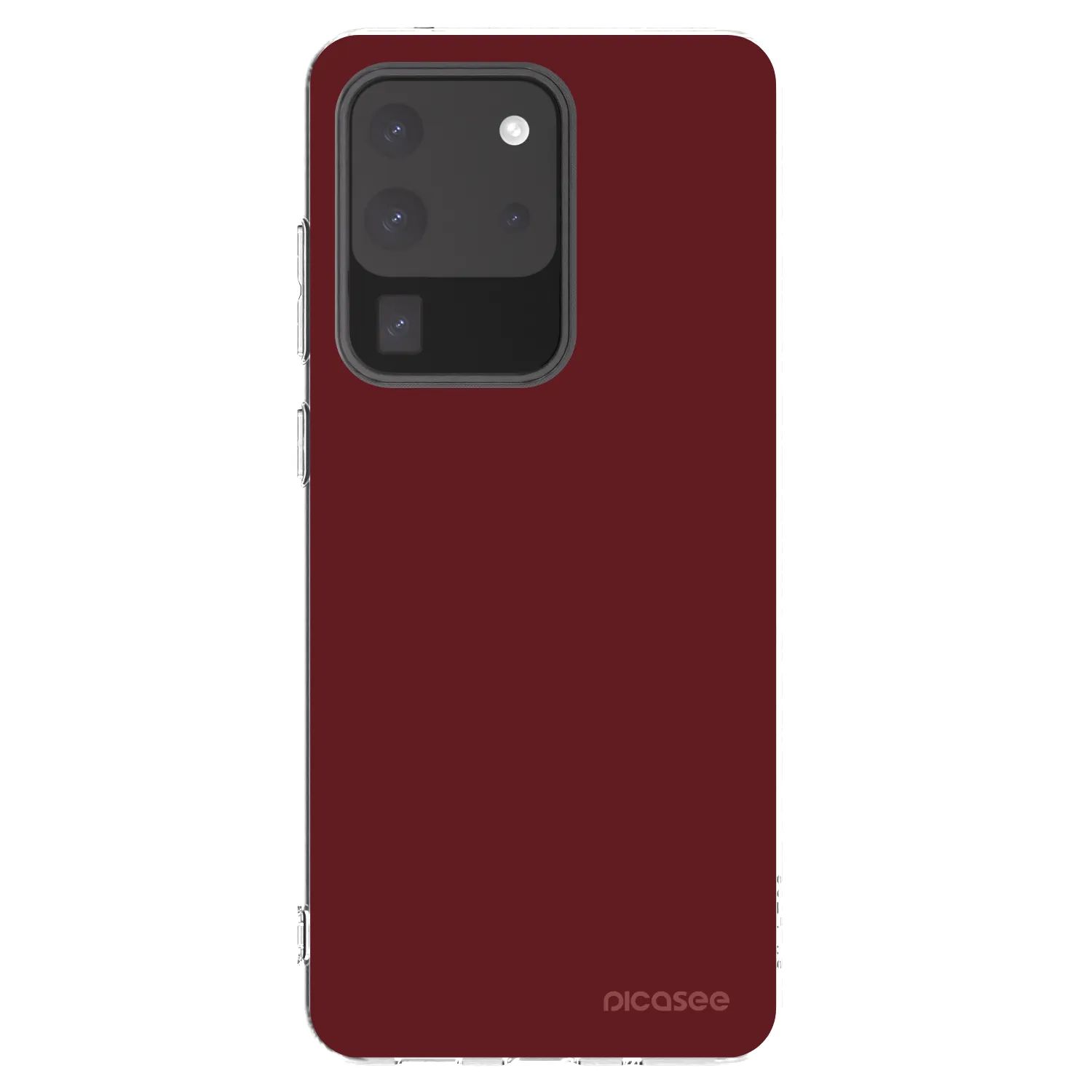Picasee silikonový průhledný obal pro Samsung Galaxy S20 Ultra 5G G988F - Red Bliss