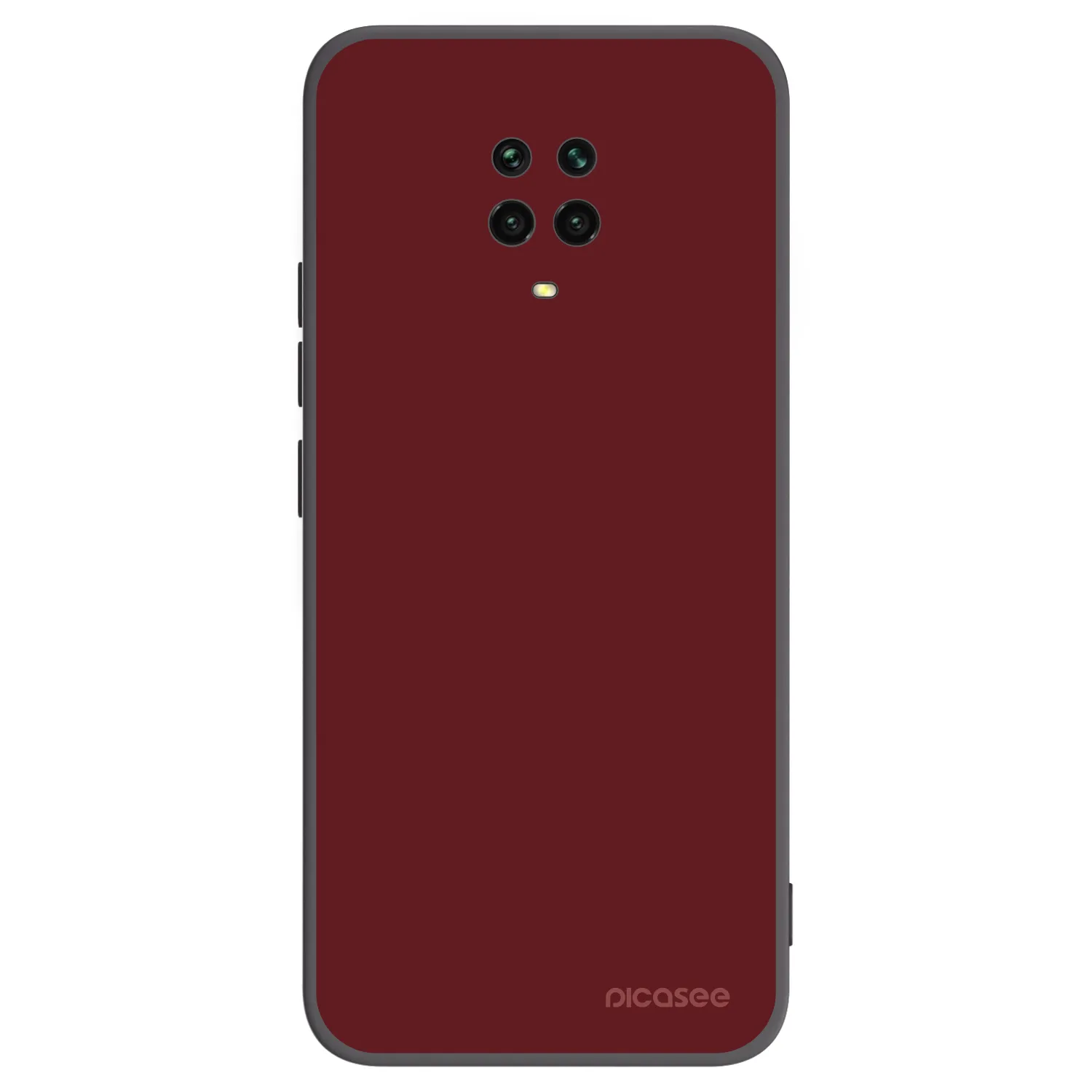 Picasee silikonový černý obal pro Xiaomi Redmi Note 9 Pro - Red Bliss